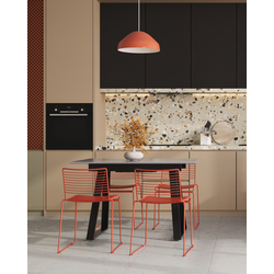 Стул обеденный Danny бордовый с подушкой — изображение 4