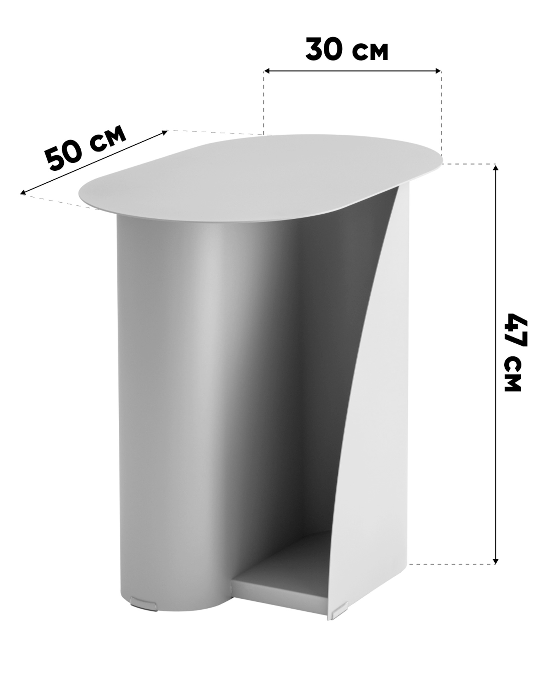 Журнальный столик Yvaine металл черный — изображение 9