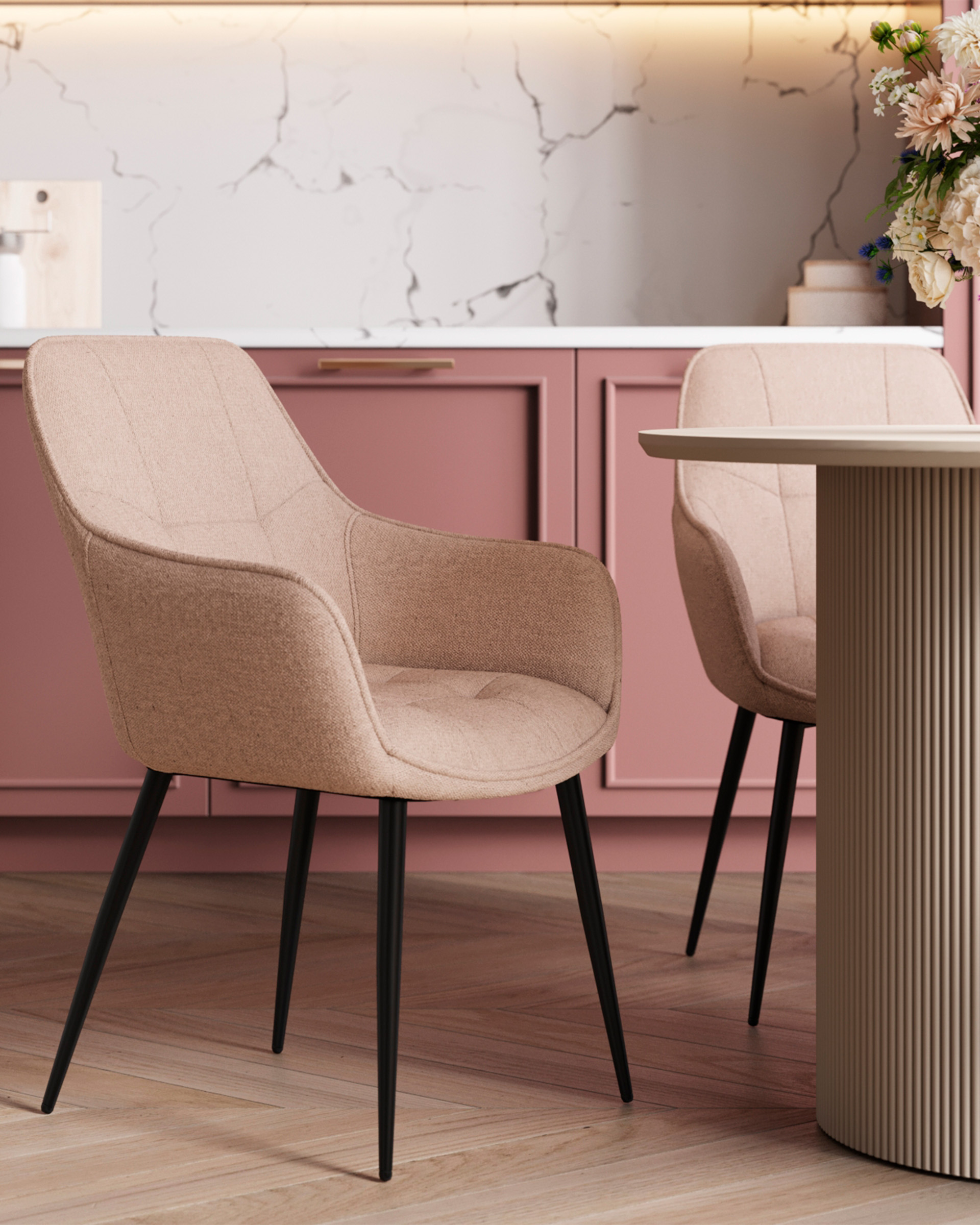 Стул обеденный Noa бежевый — изображение 3