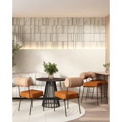 Стул обеденный Ponpoun бежевый терракотовый — изображение 4