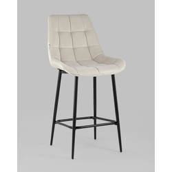 Стул полубарный Флекс велюр бежевый 2 шт. — изображение 2