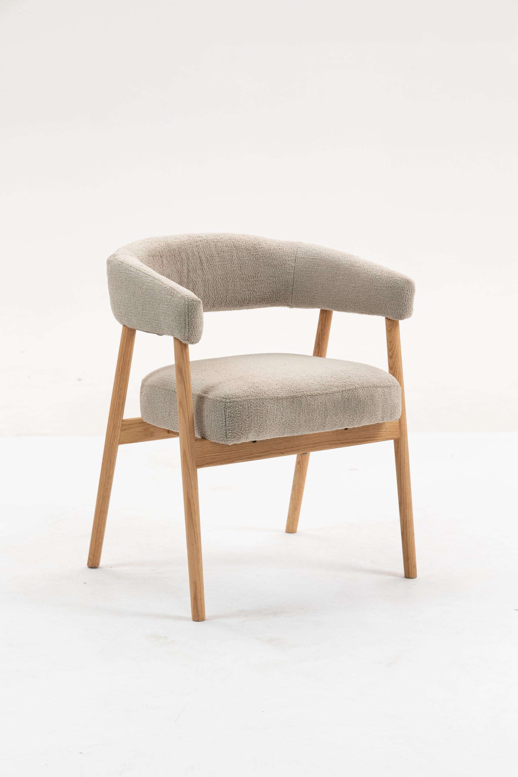 Стул обеденный Zubo с деревянными ножками бежевый 2 шт. — изображение 2