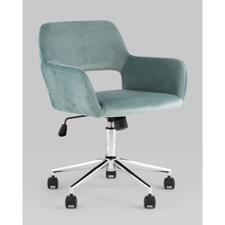 Кресло офисное ROSS велюр серо-зеленый — изображение 2