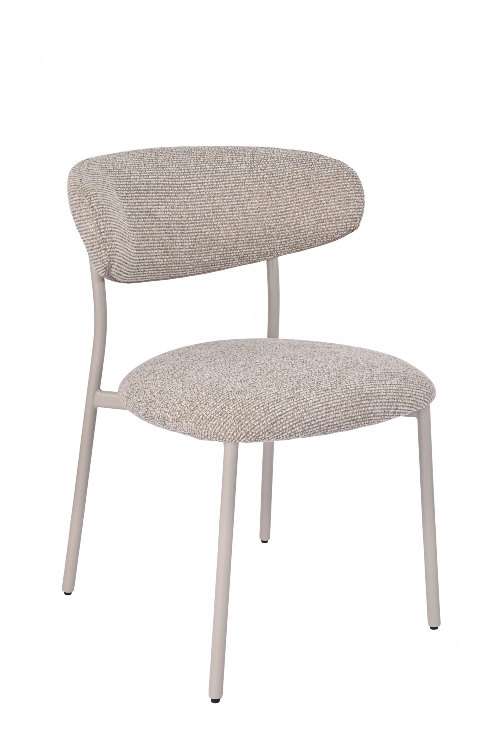 Стул обеденный Ayla бежево-зеленый кремовые ножки 2 шт. — изображение 2