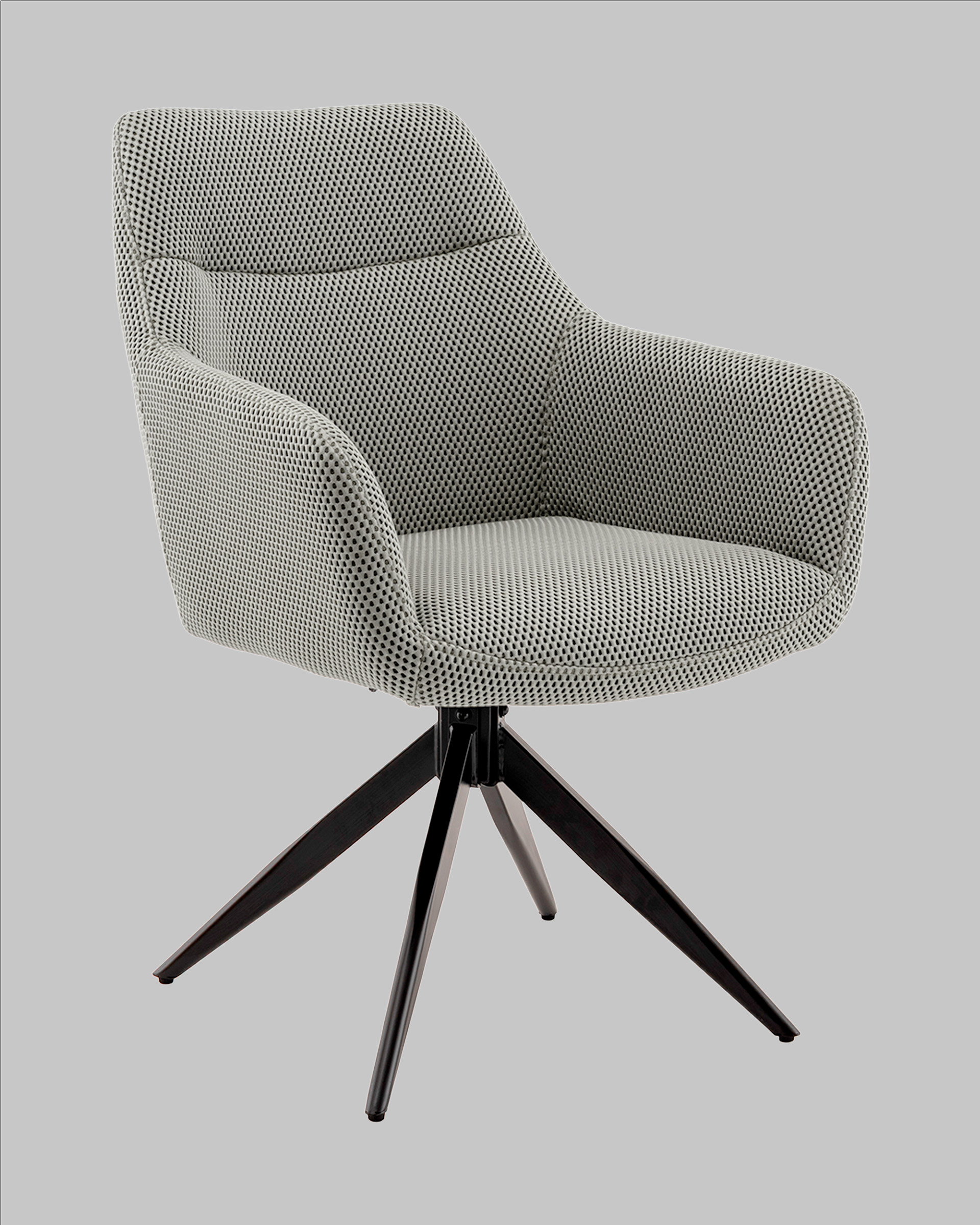 Стул обеденный Enid серо-зеленый ткань Sonic — изображение 2