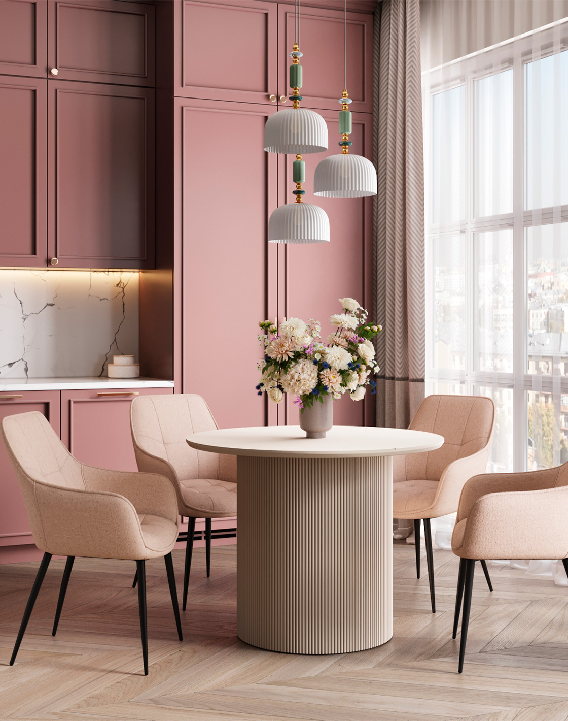 Стул обеденный Noa бежевый — изображение 4