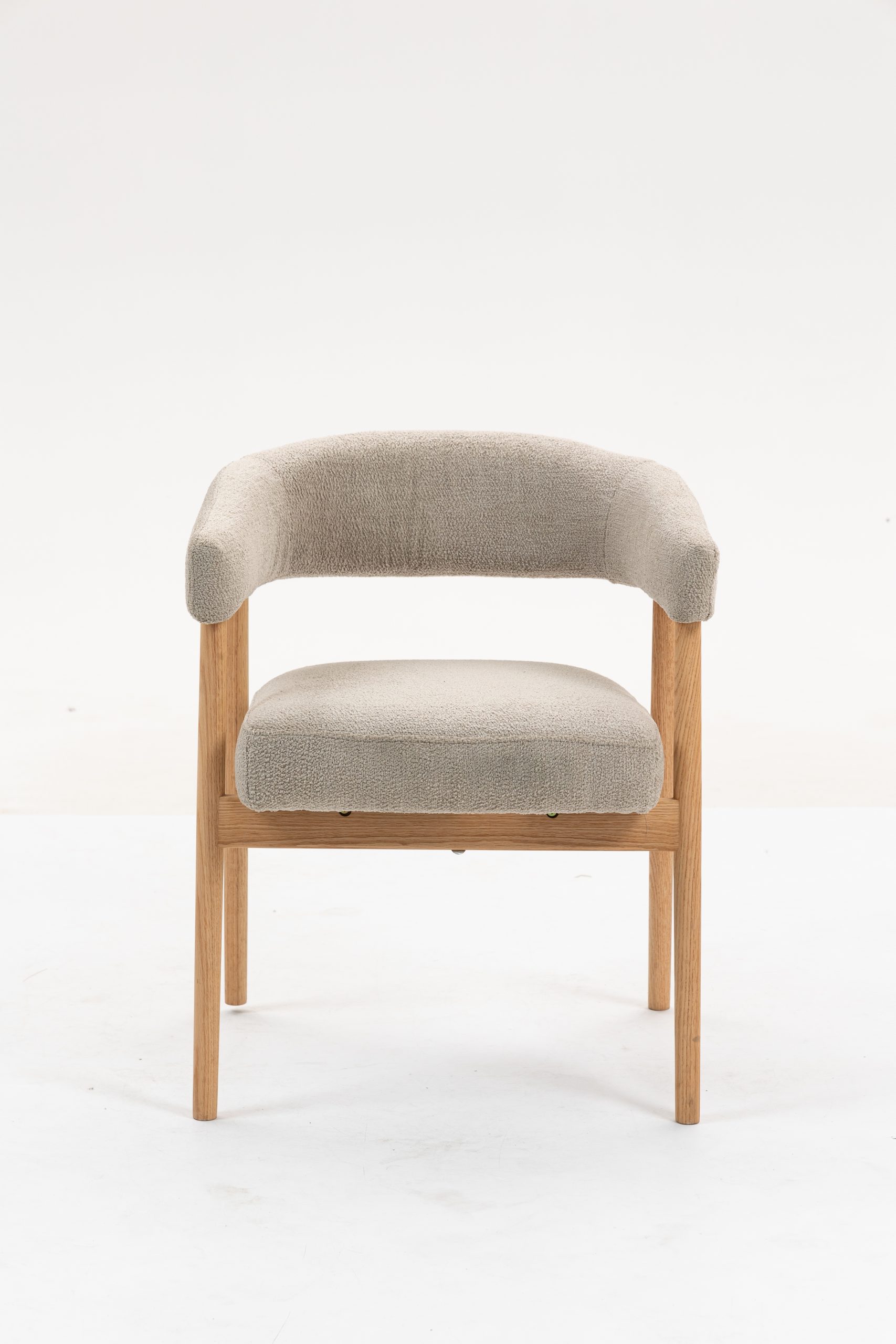 Стул обеденный Zubo с деревянными ножками бежевый 2 шт. — изображение 3