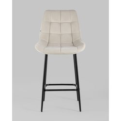 Стул полубарный Флекс велюр бежевый 2 шт. — изображение 3