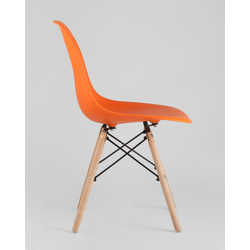 Стул Eames Style DSW оранжевый (разборный каркас) — изображение 4