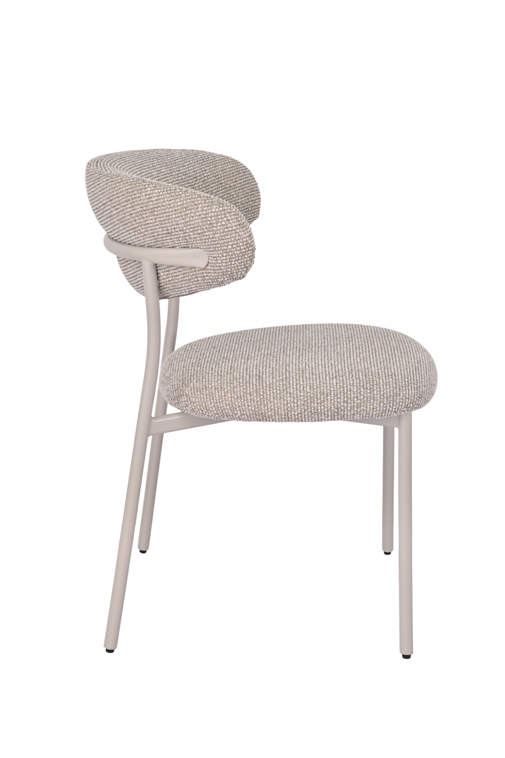 Стул обеденный Ayla бежево-зеленый кремовые ножки 2 шт. — изображение 4