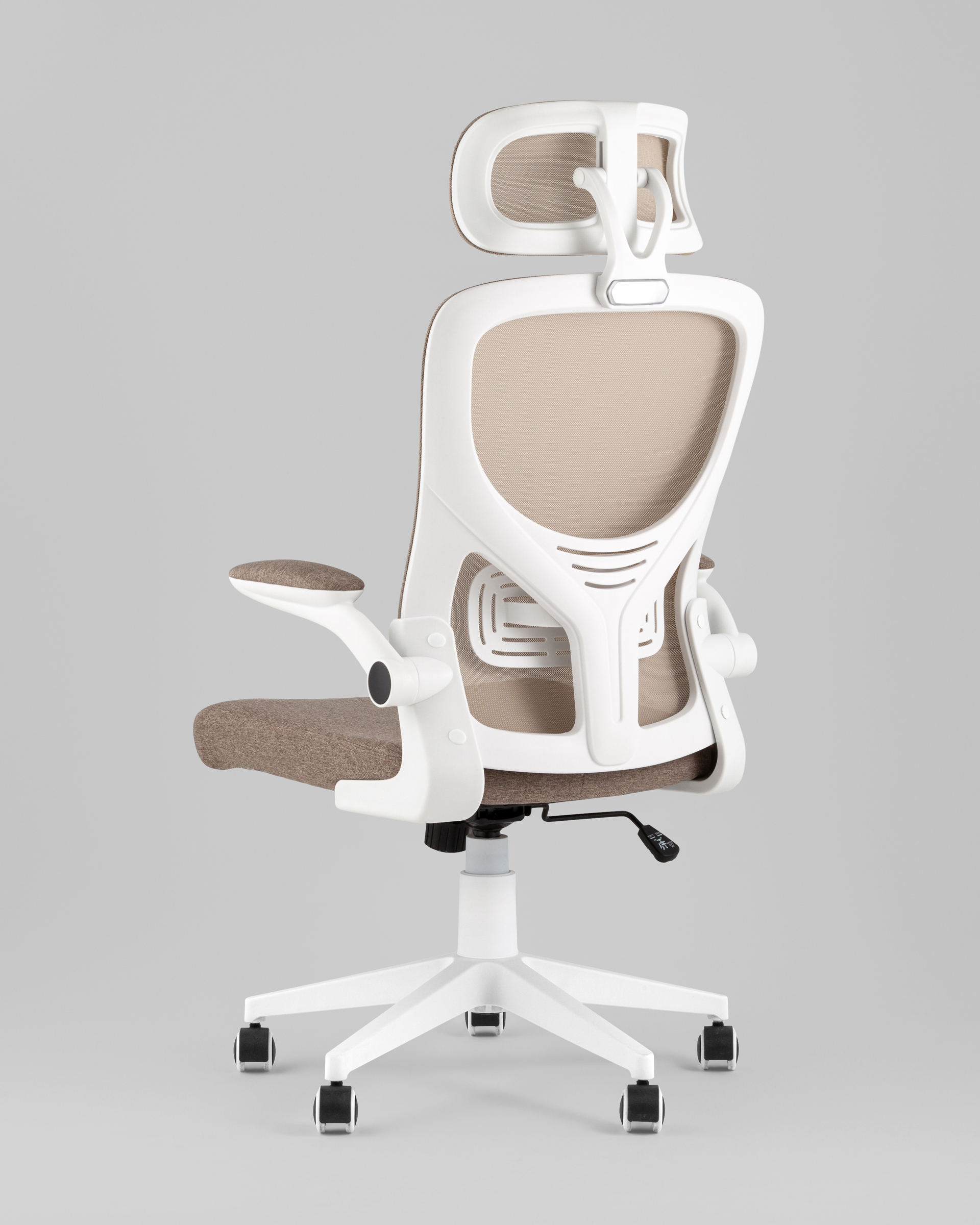 Кресло офисное TopChairs Airone бежевый ткань — изображение 10