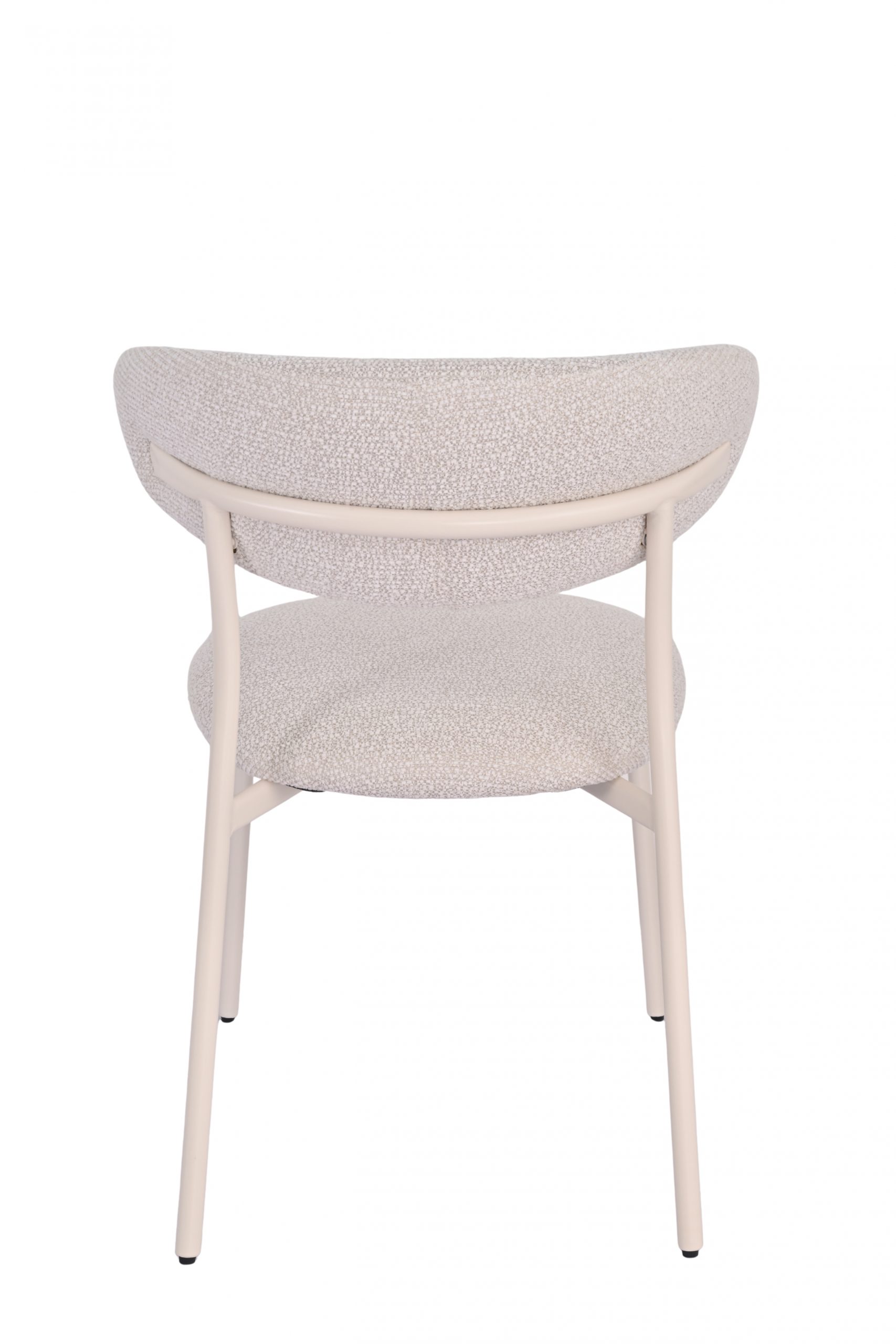 Стул обеденный Ayla серый белые ножки 2 шт. — изображение 5