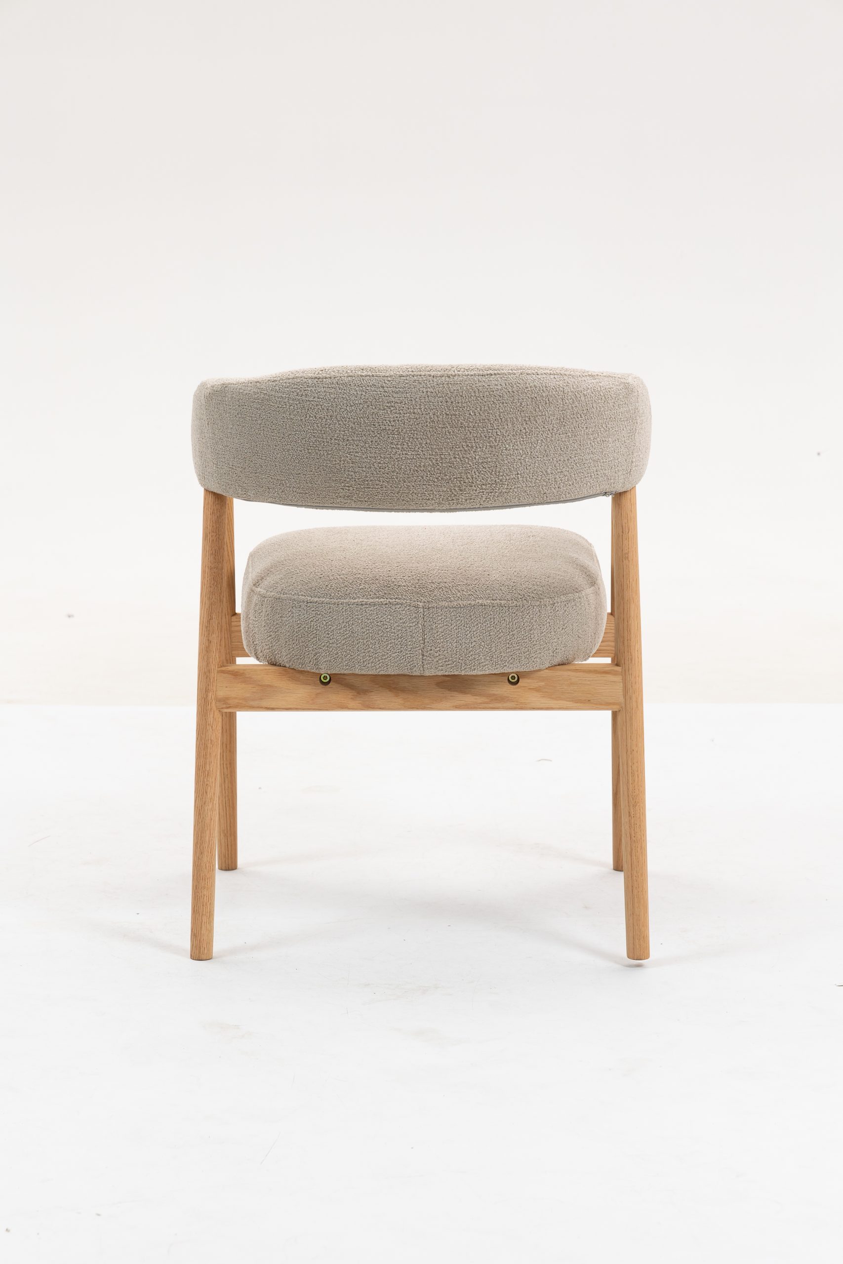 Стул обеденный Zubo с деревянными ножками бежевый 2 шт. — изображение 5