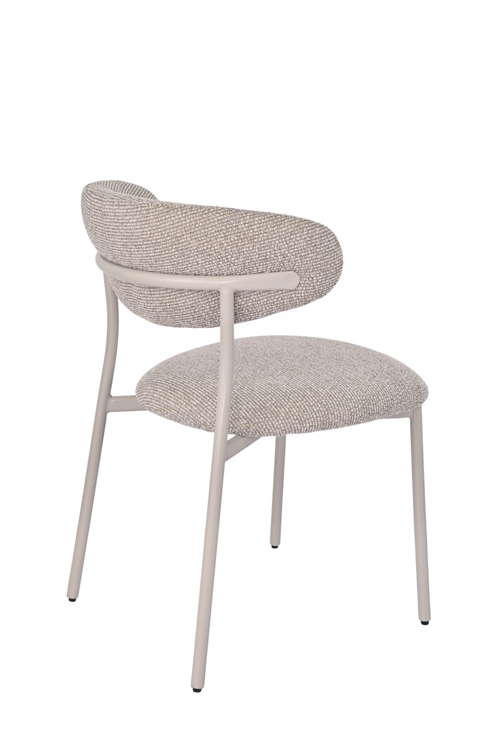 Стул обеденный Ayla бежево-зеленый кремовые ножки 2 шт. — изображение 6