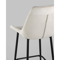 Стул полубарный Флекс велюр бежевый 2 шт. — изображение 7