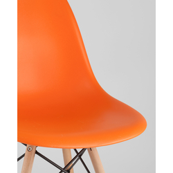 Стул Eames Style DSW оранжевый (разборный каркас) — изображение 8
