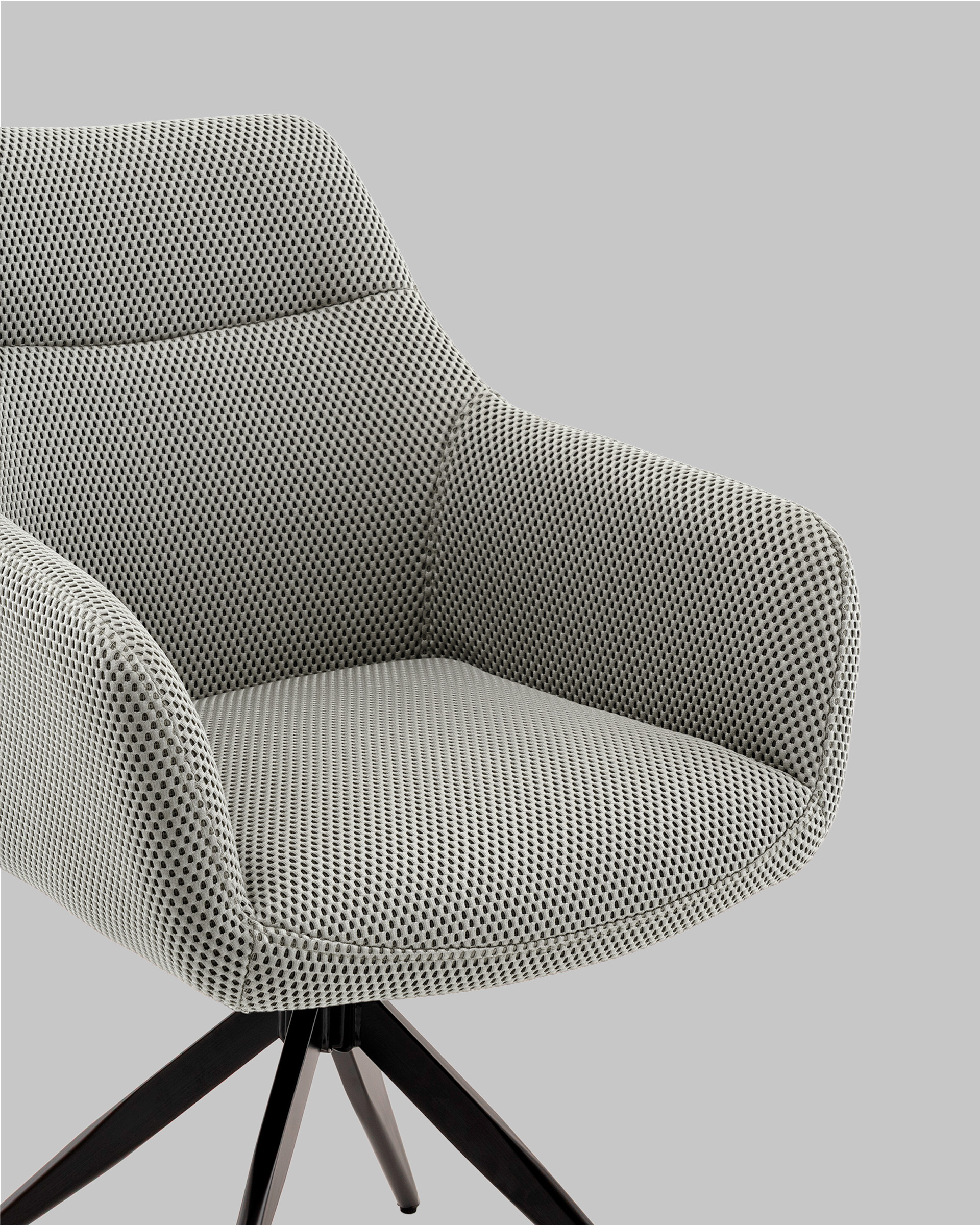 Стул обеденный Enid серо-зеленый ткань Sonic — изображение 8