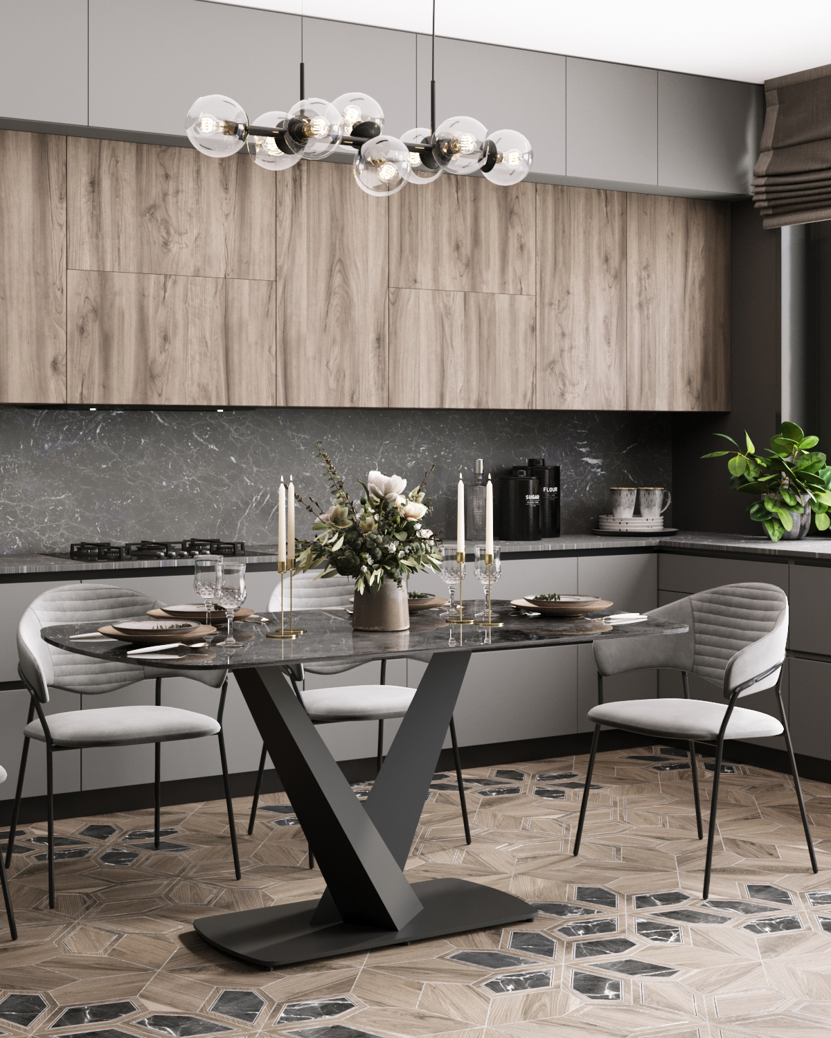 Подвесная люстра Moderli V2171-P Long — изображение 3