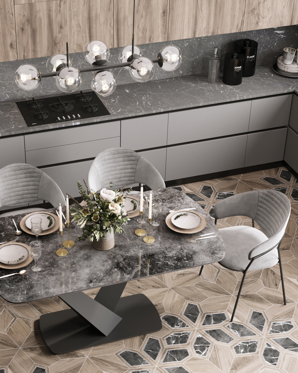 Подвесная люстра Moderli V2171-P Long — изображение 4