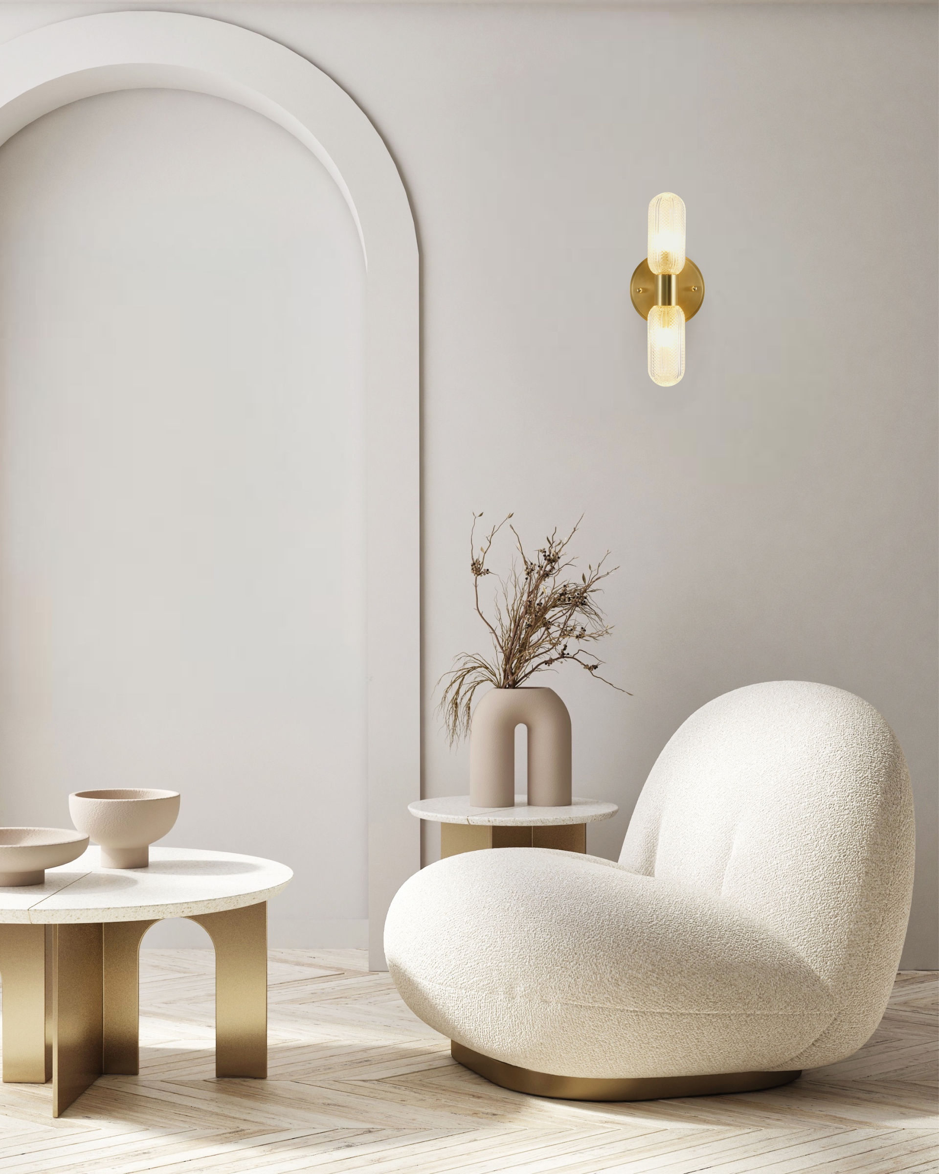 Светильник настенный Moderli V11018-2W Brass — изображение 3