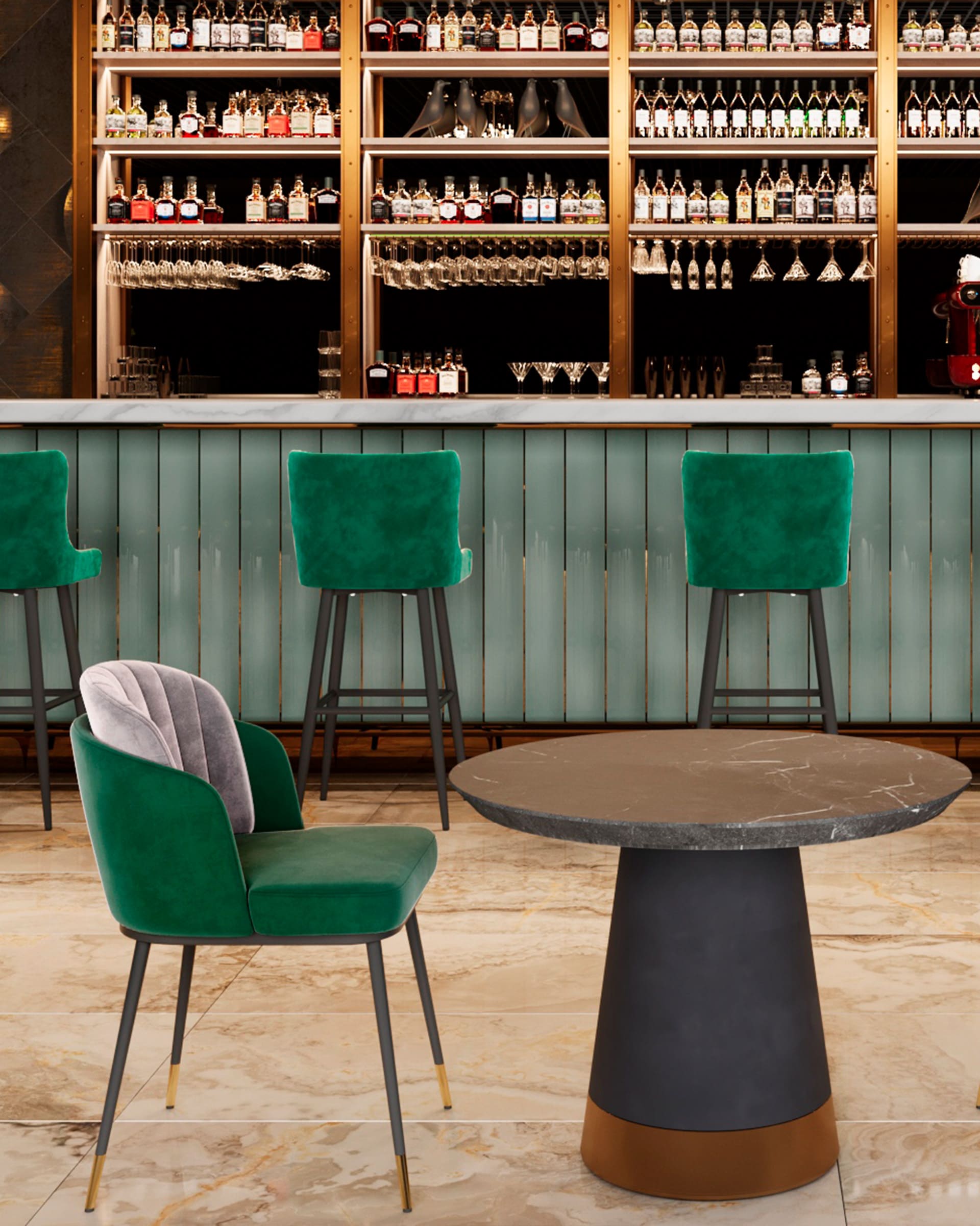 Стул Пенелопа зеленый 2 шт — изображение 4