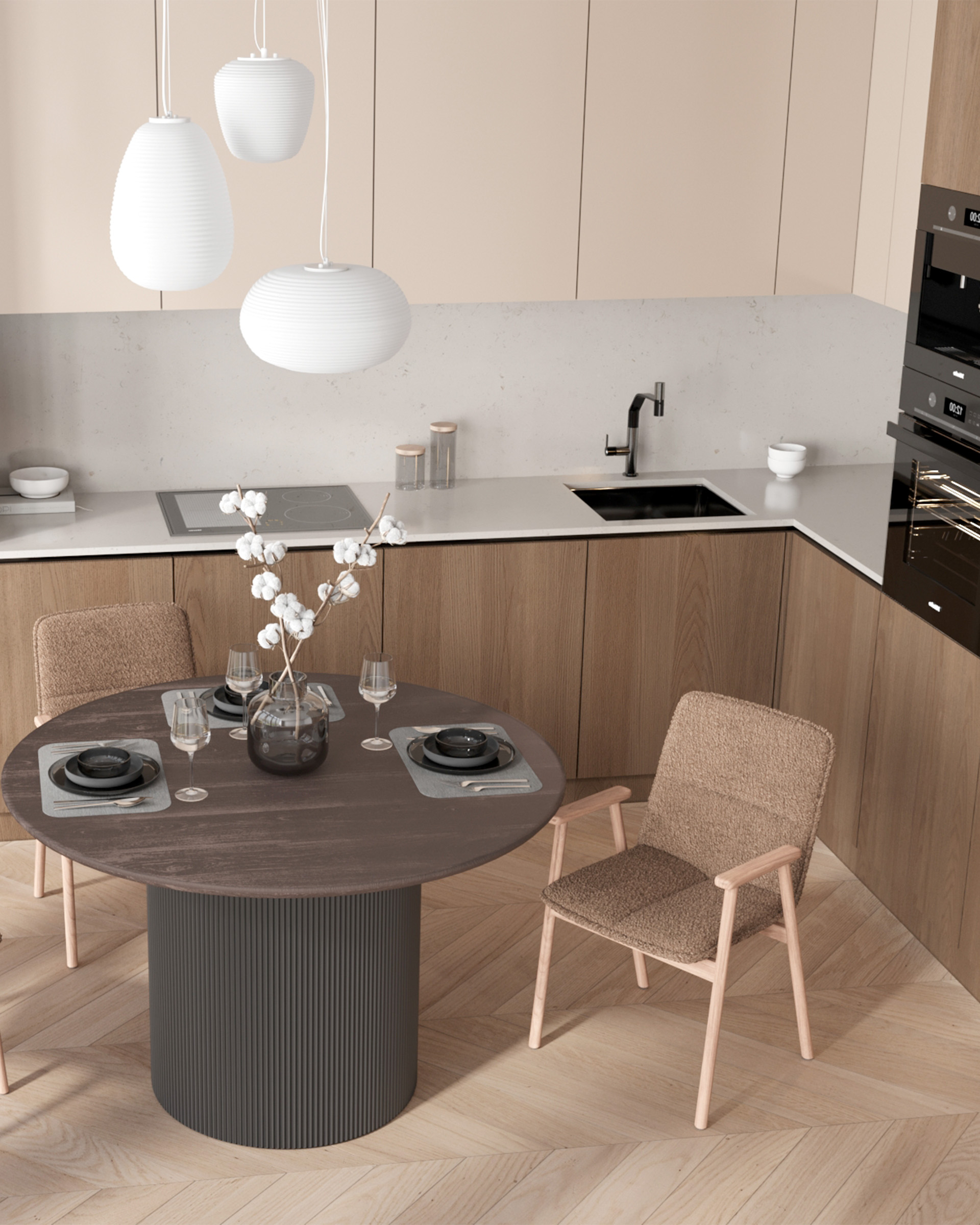 Стул обеденный Philo коричневый — изображение 4