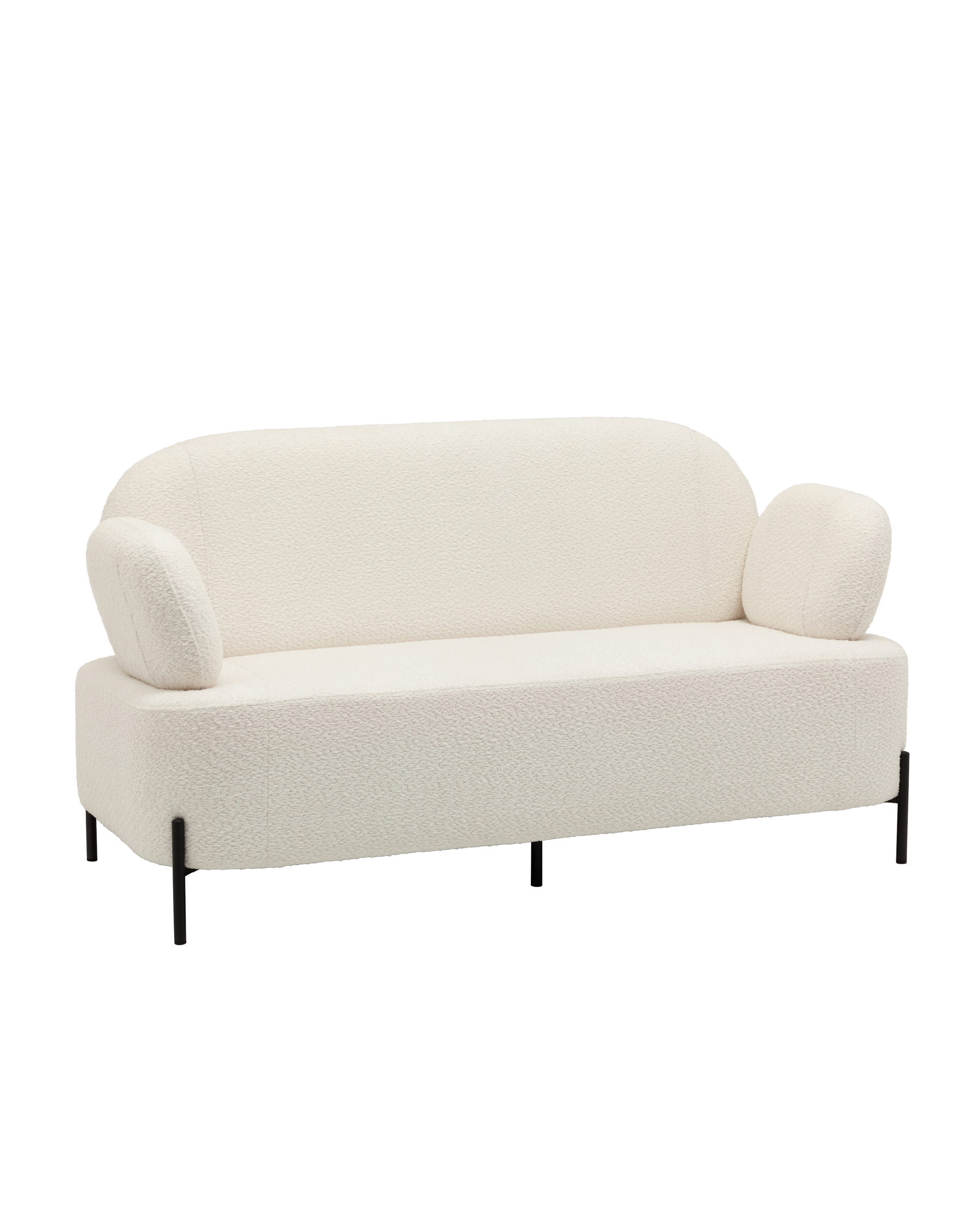 Диван Кэнди ткань букле белый