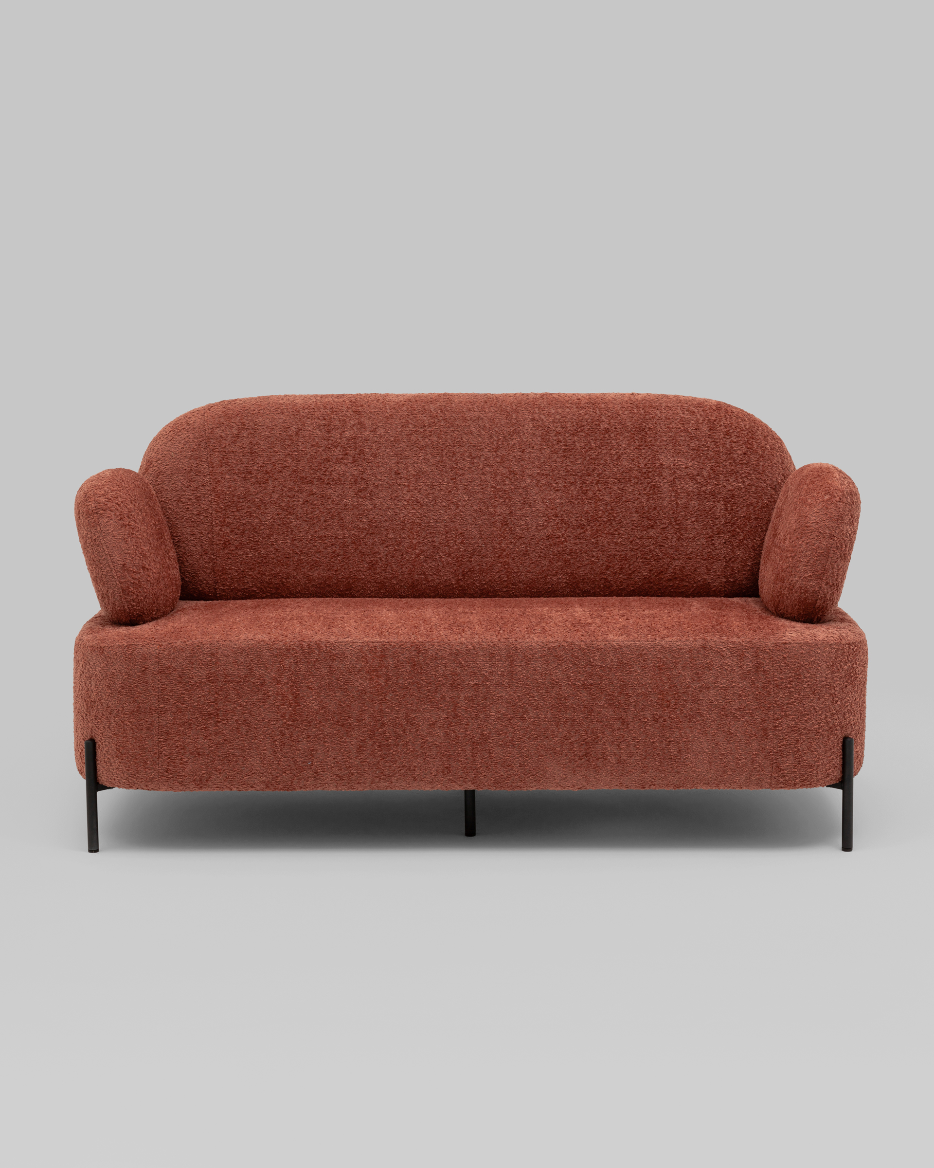 Диван Кэнди ткань букле коралловый — изображение 4