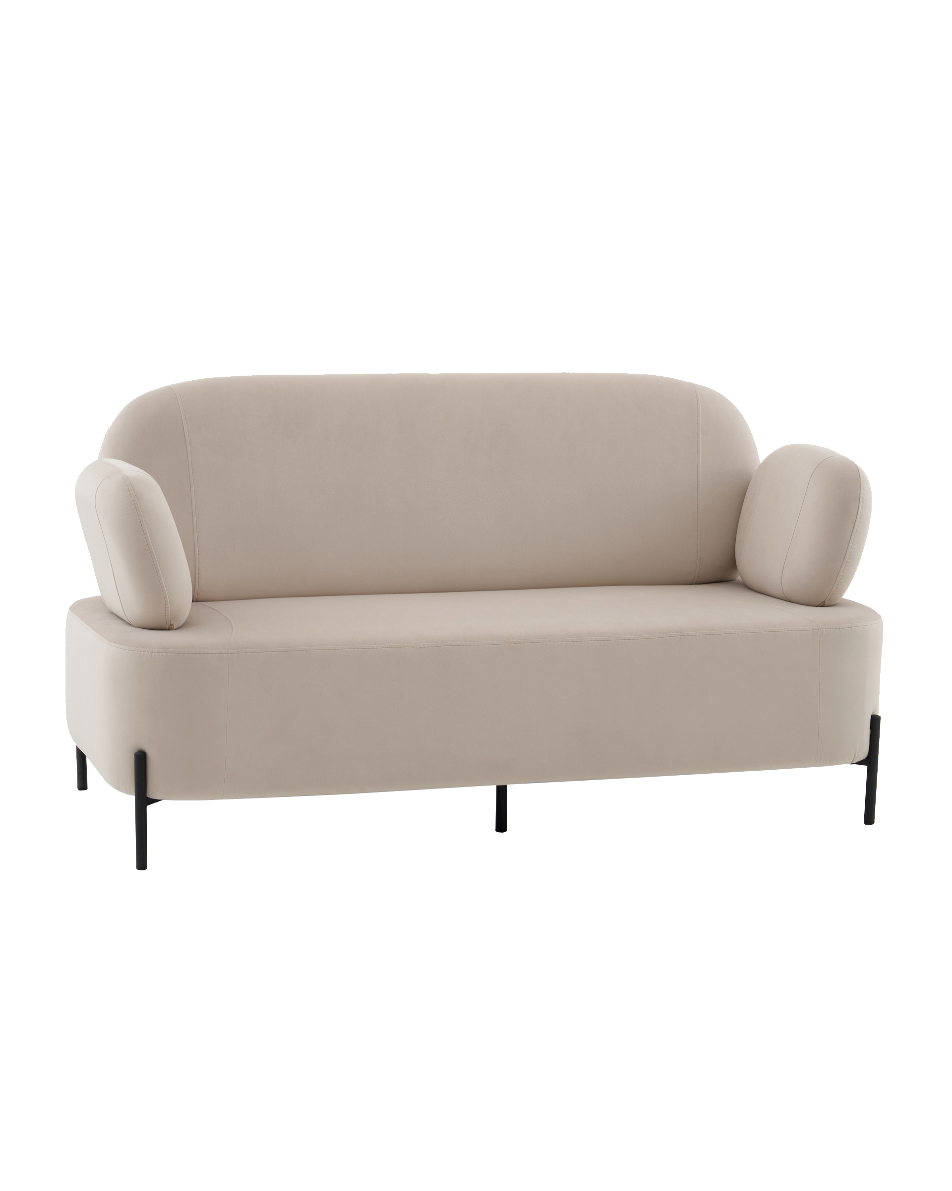 Диван Кэнди велюр бежевый