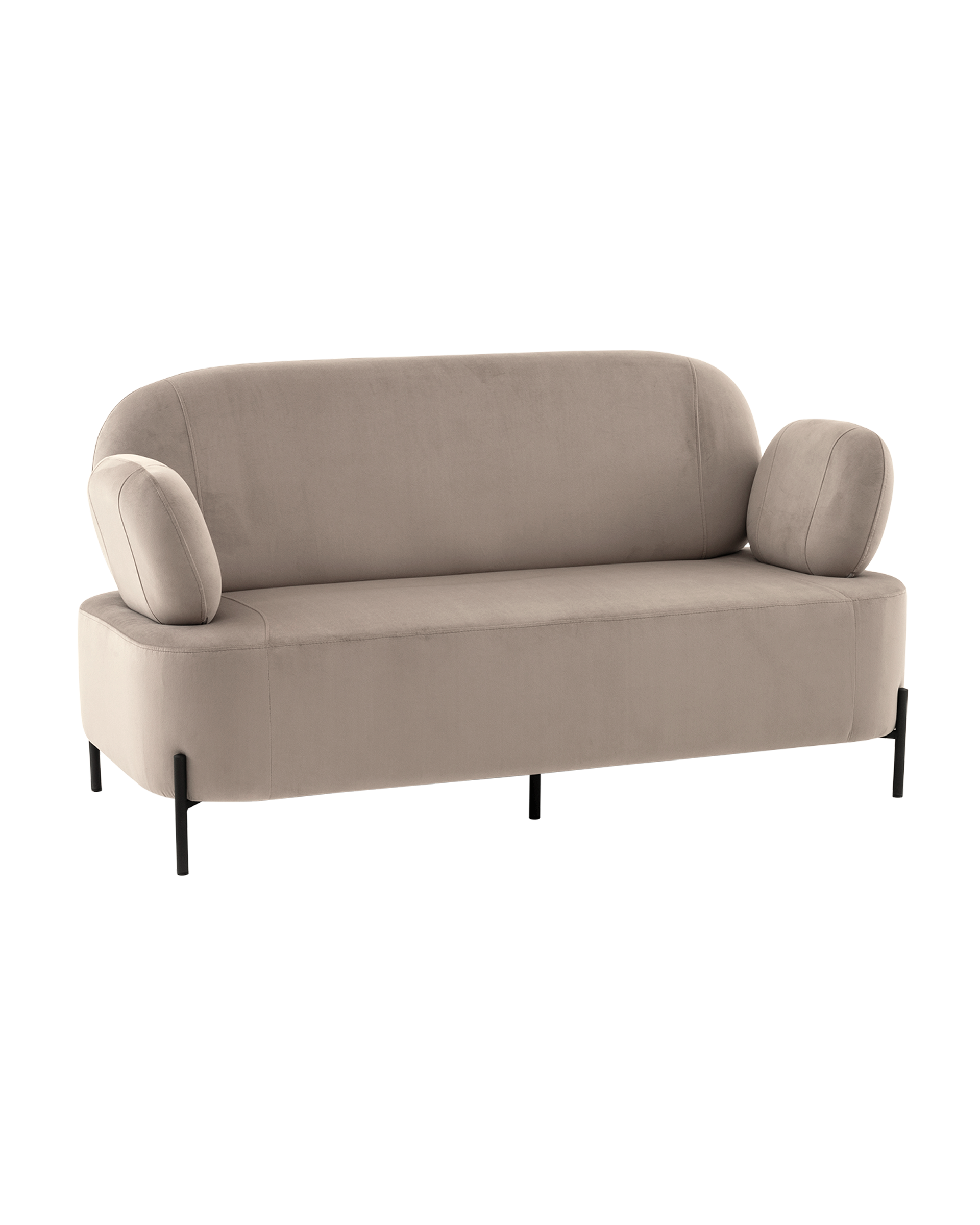 Диван Кэнди велюр светло-серый