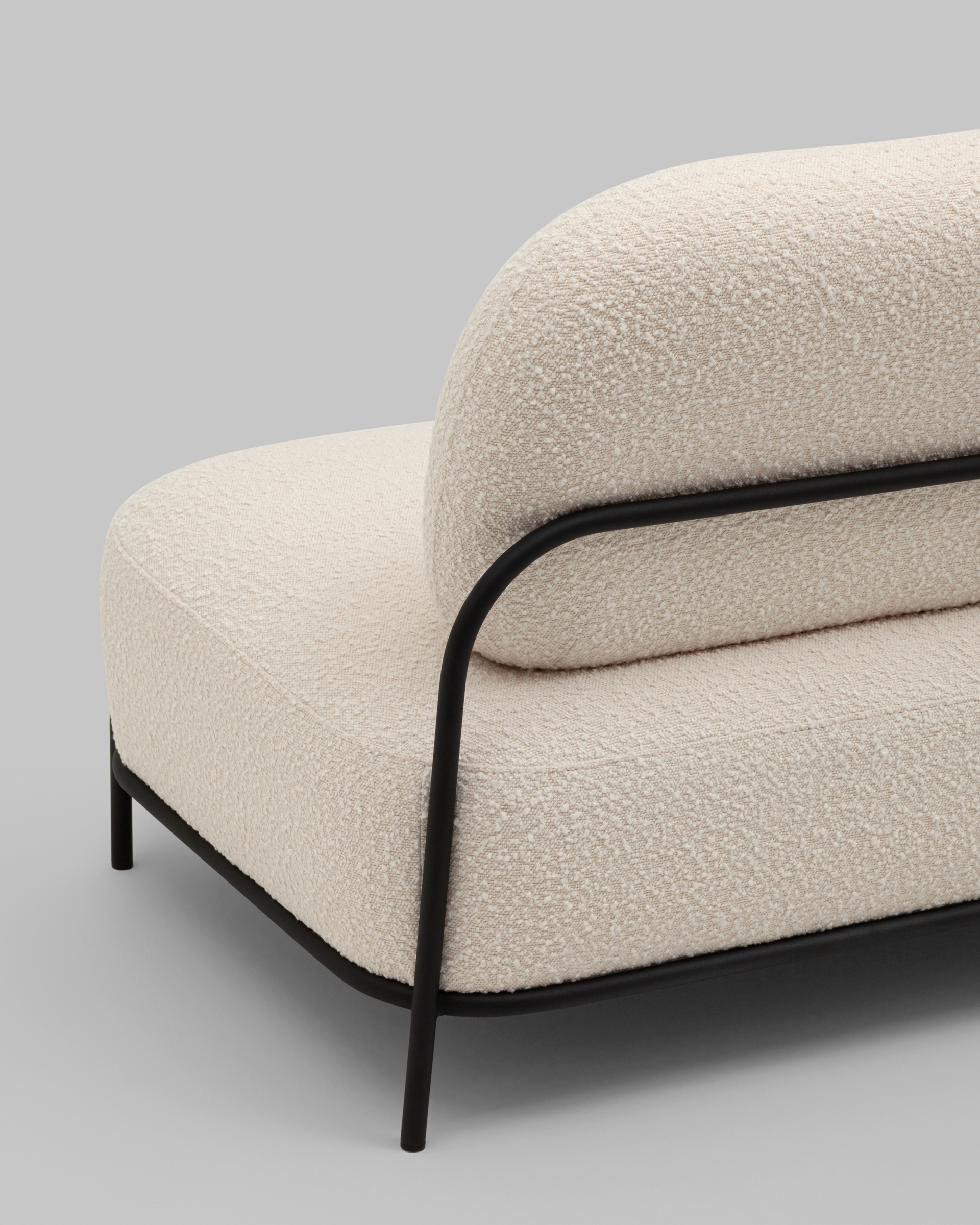 Диван Стоун new ткань букле молочный — изображение 10