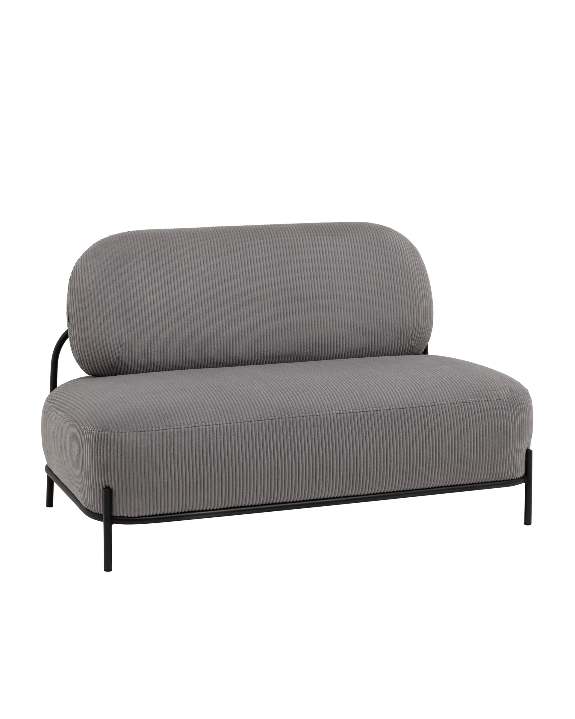 Диван Стоун велюр рельефный светло-серый