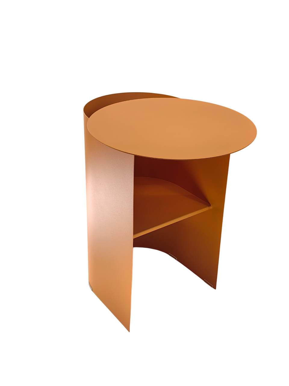 Журнальный столик Floire металл оранжевый