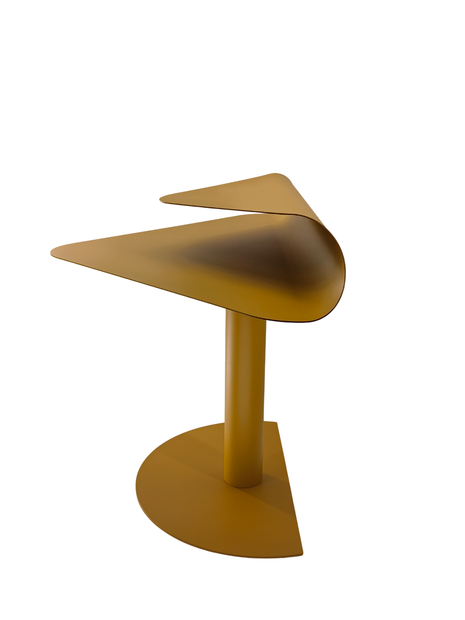 Журнальный столик Cornea металл желтый — изображение 4