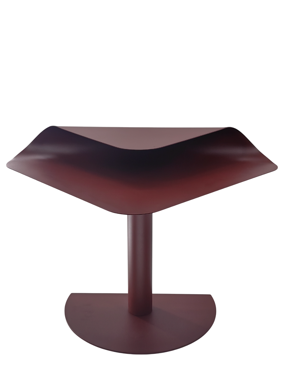 Журнальный столик Cornea металл бордовый — изображение 3