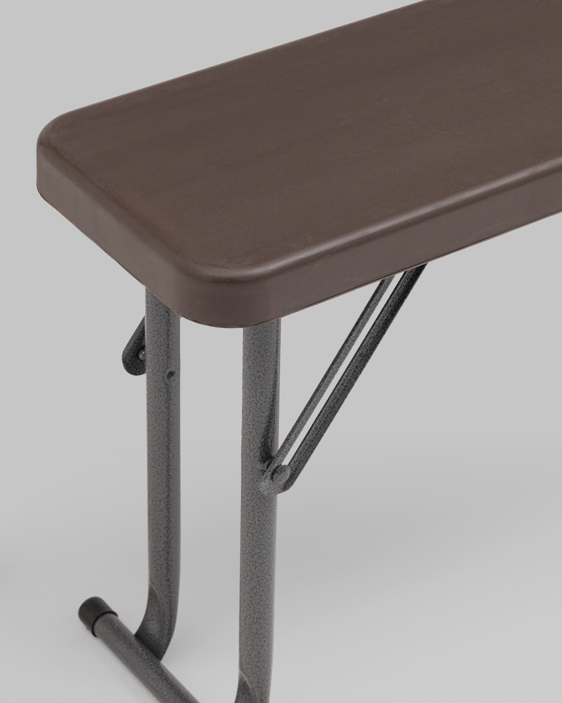 Комплект стола и двух скамеек Кейт коричневый — изображение 8