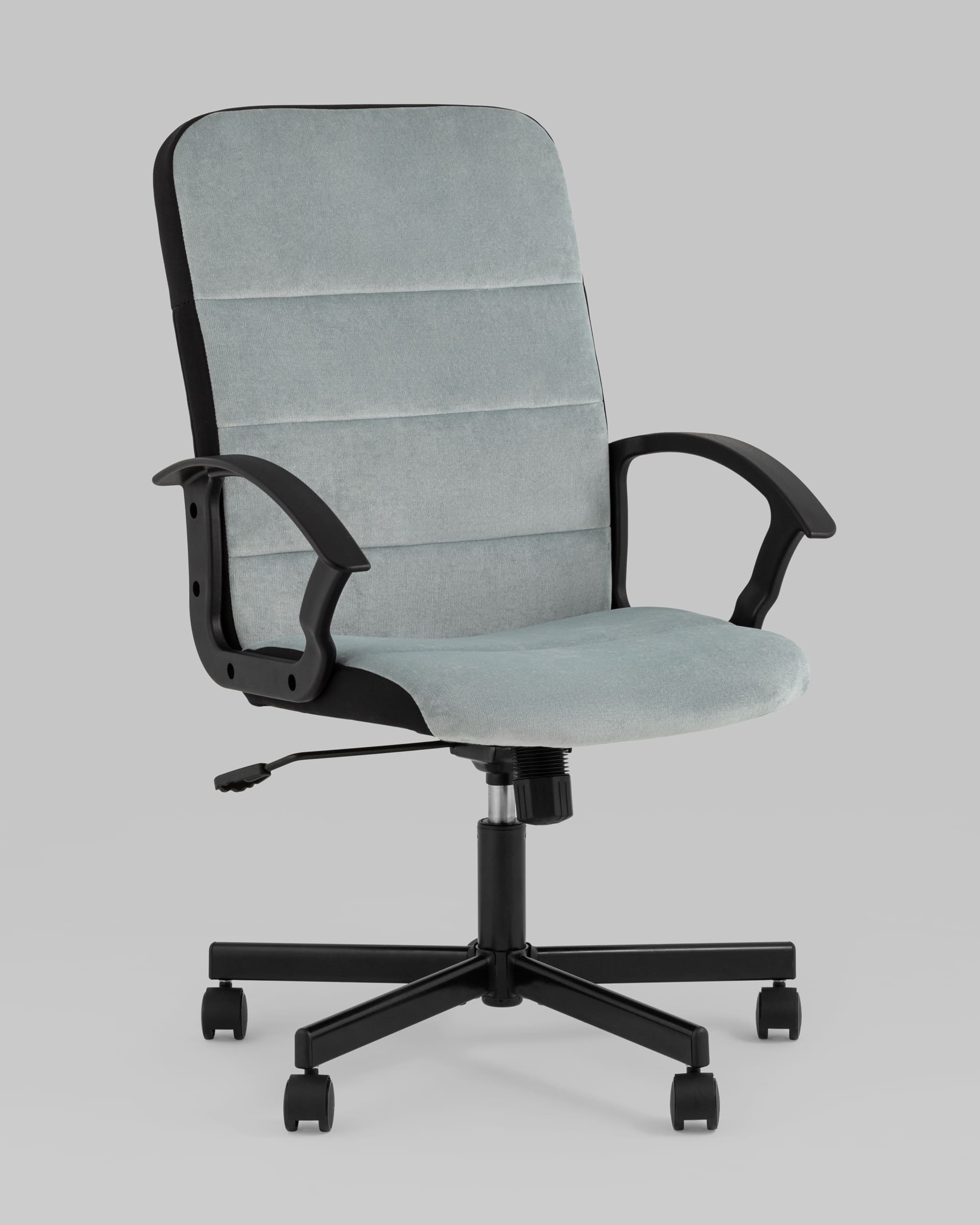 Компьютерное кресло TopChairs ST-TRACER серо-голубой — изображение 2