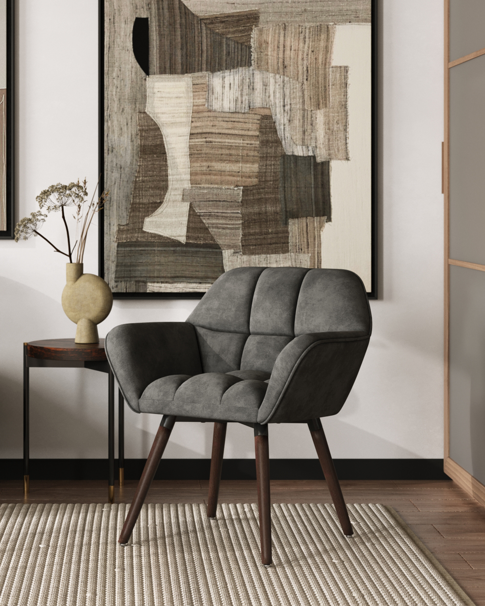 Кресло Брайан темно-серое — изображение 3