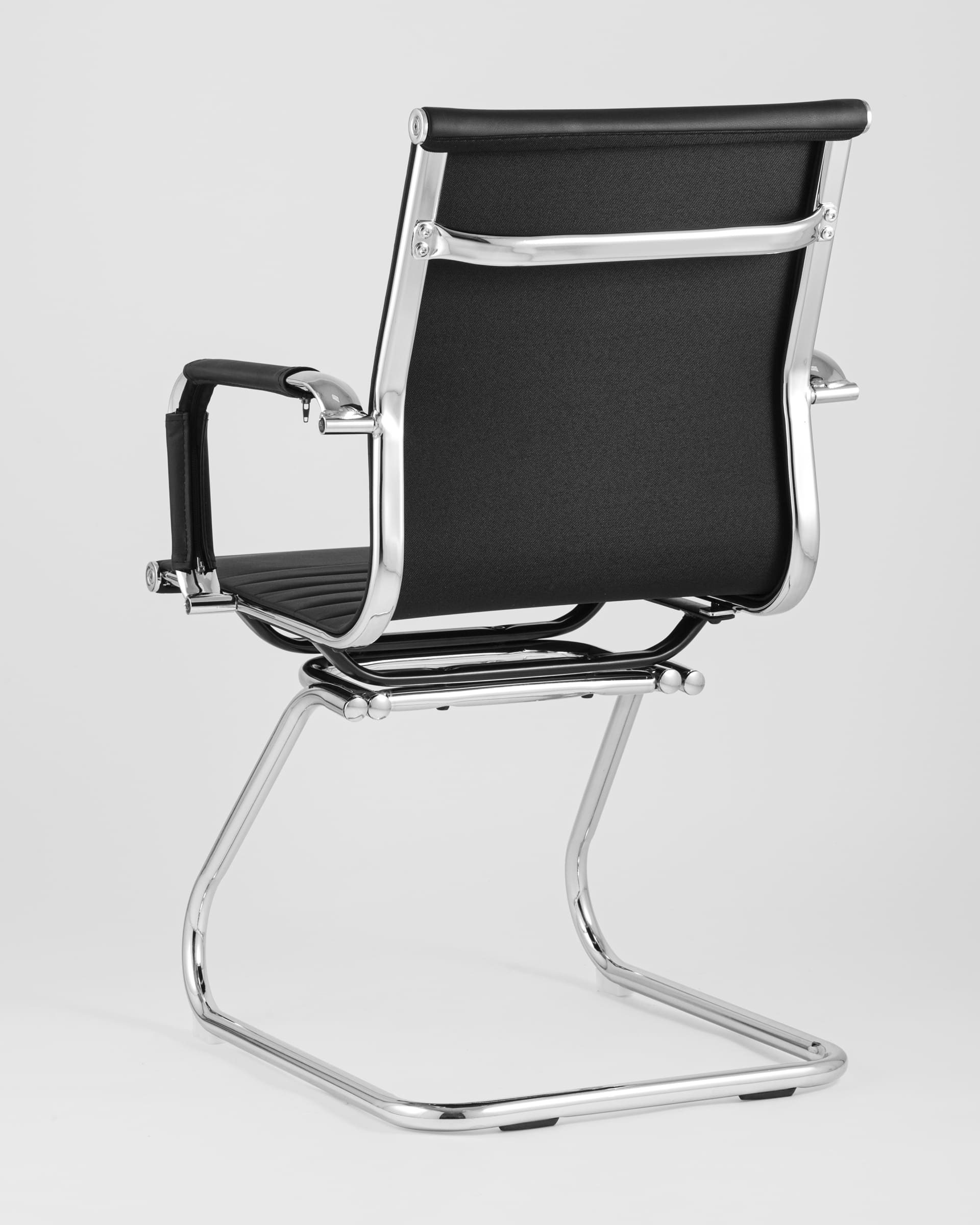 Кресло для посетителей TopChairs Visit черное — изображение 8