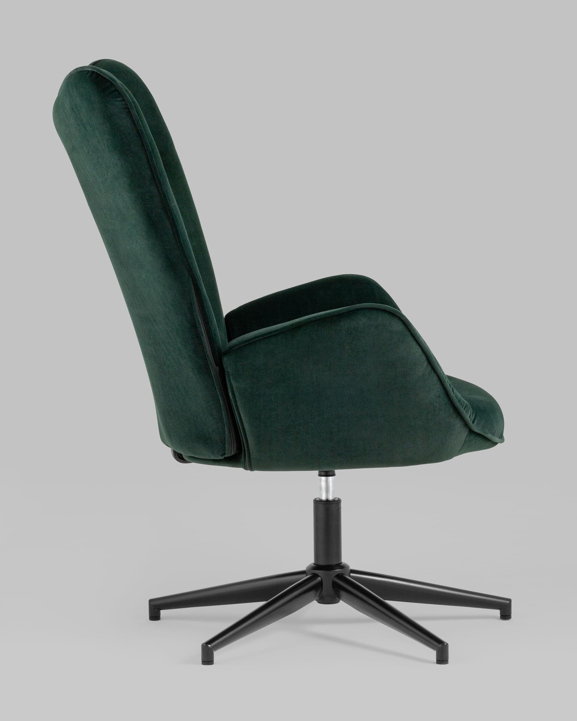 Кресло Филадельфия велюр изумрудный ножка черная — изображение 6