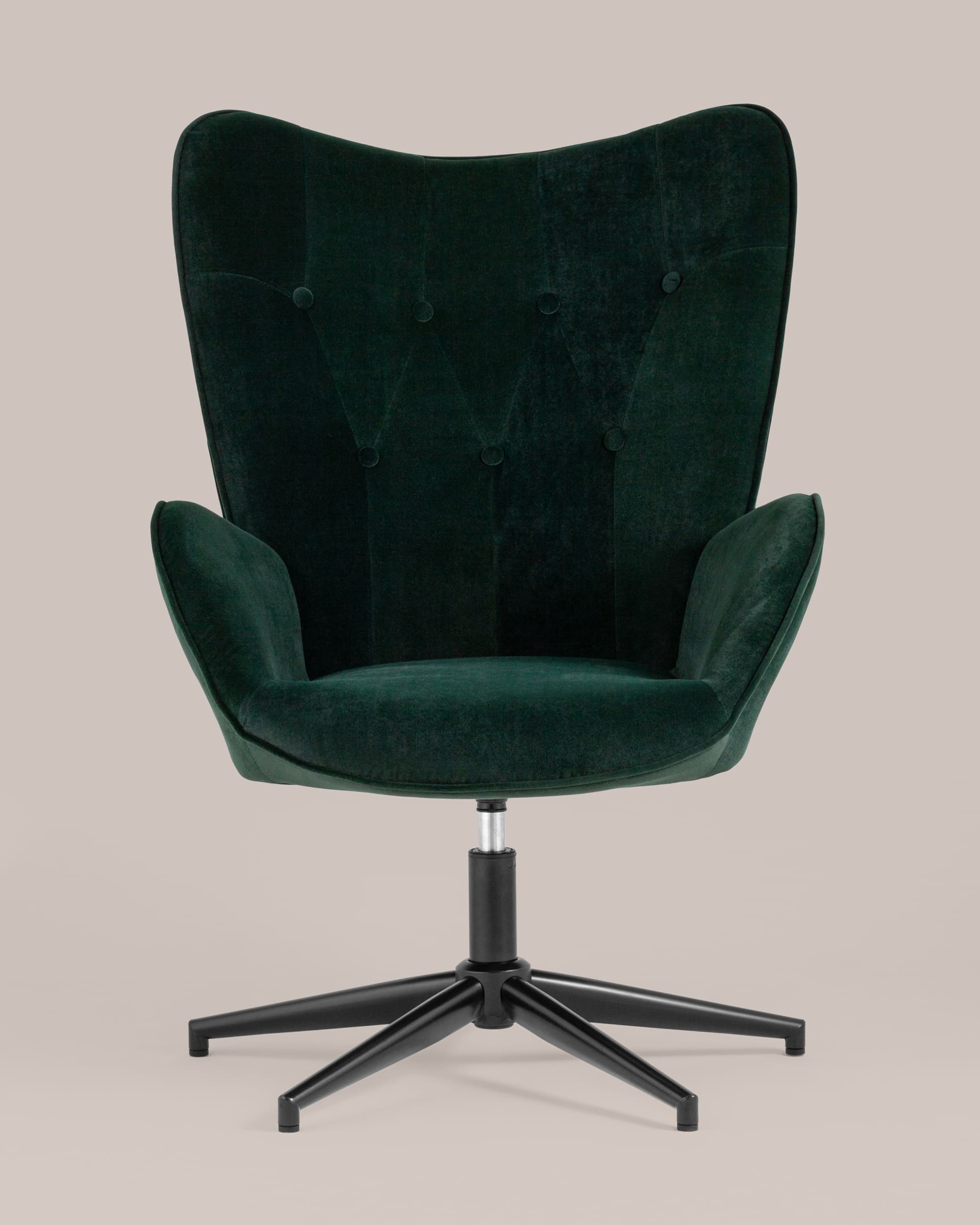 Кресло Филадельфия велюр изумрудный ножка черная — изображение 5
