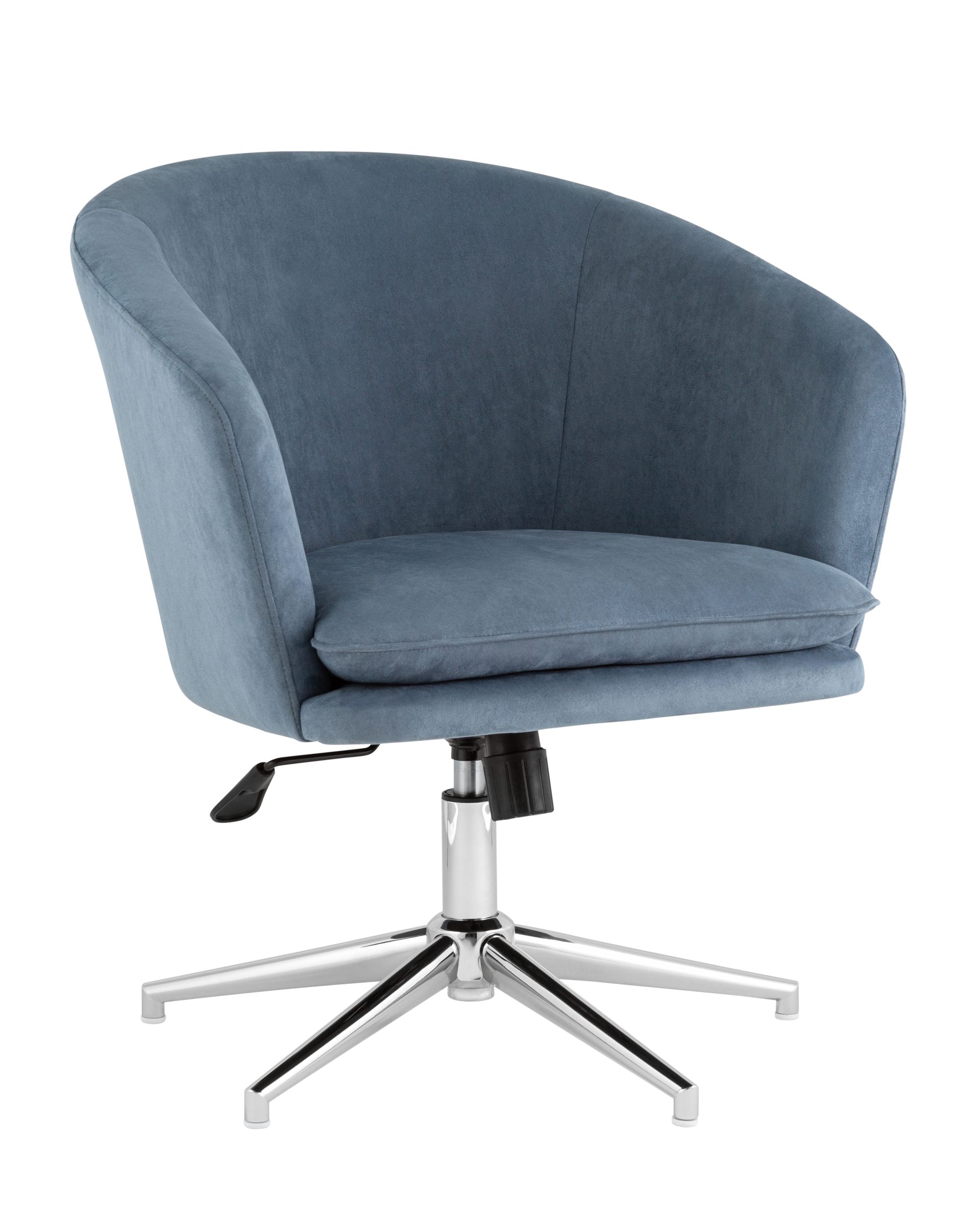 Кресло Харис регулируемое замша синий NC