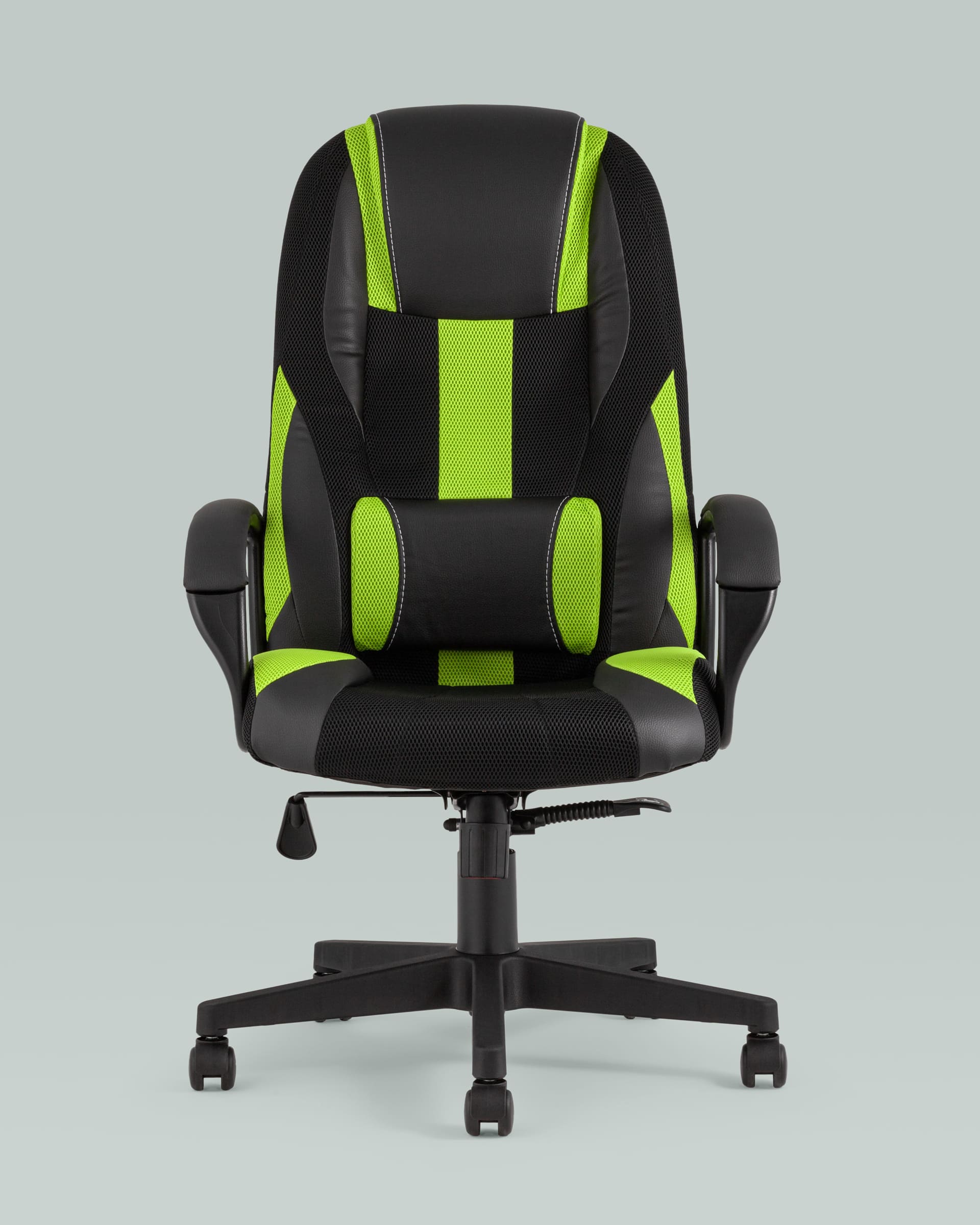 Кресло игровое TopChairs ST-CYBER 9 черный/зеленый — изображение 5