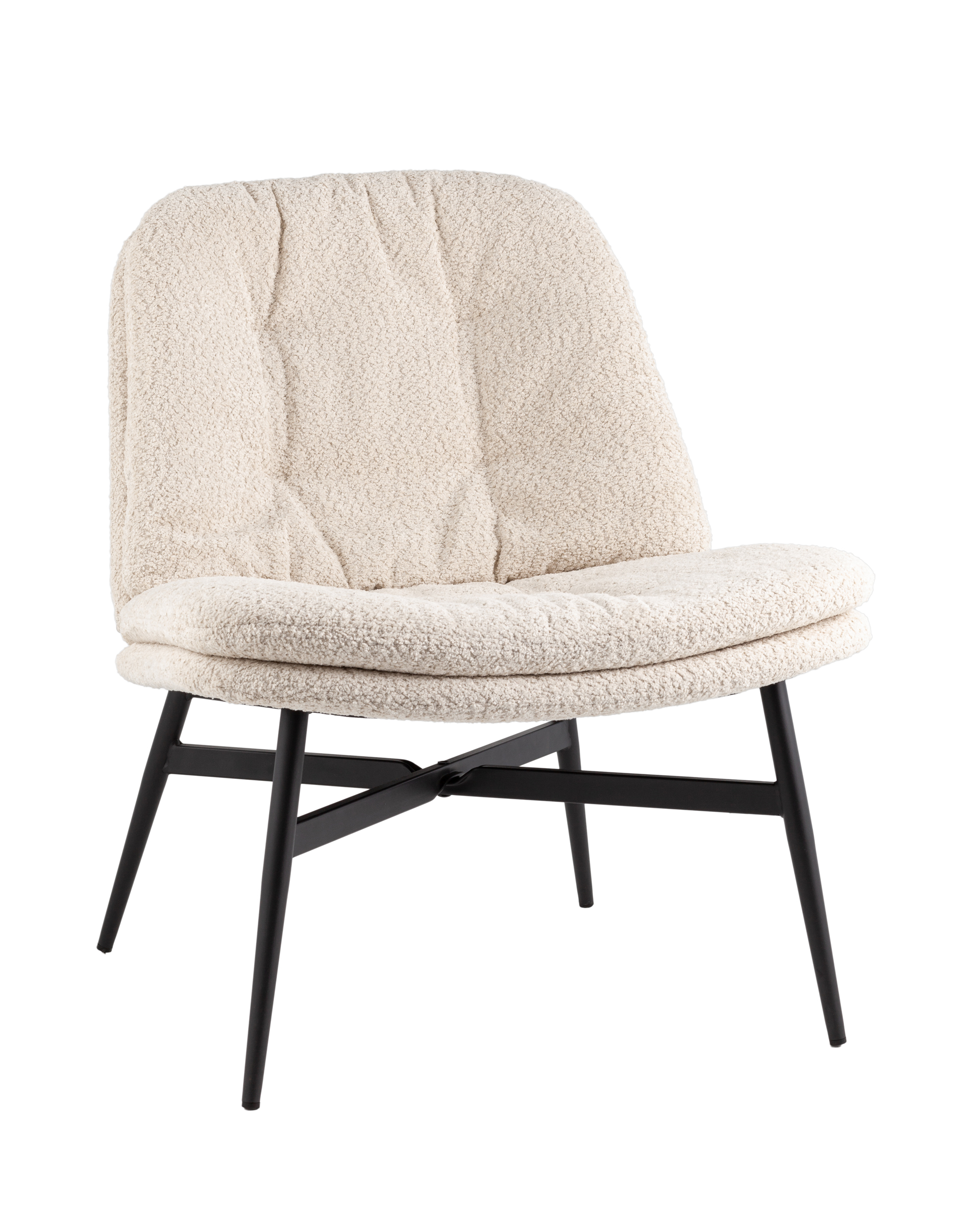 Кресло лаунж Tail кремовый