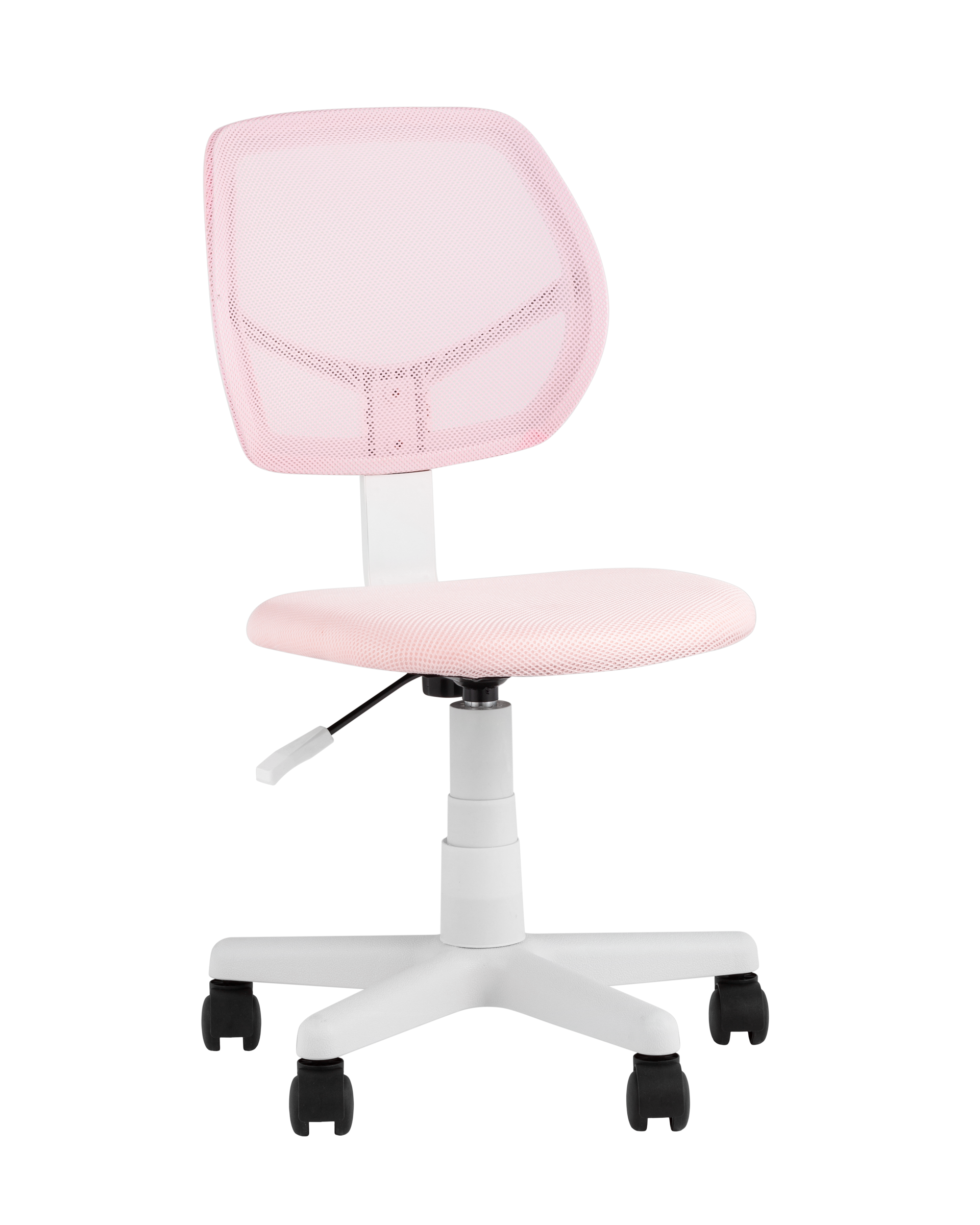 Кресло компьютерное детское ЛОЛО розовый пластик белый