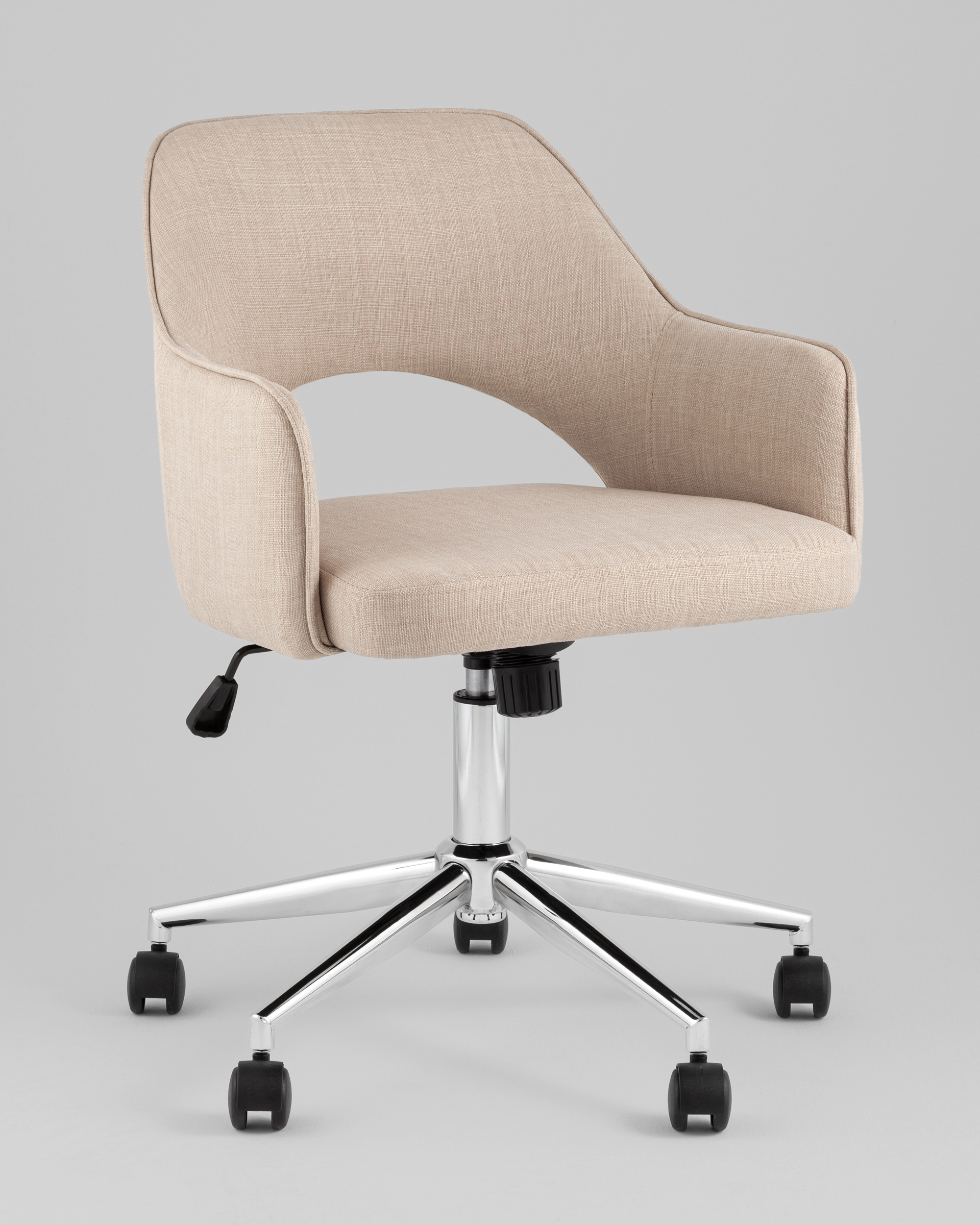 Кресло офисное Кларк рогожка бежевый — изображение 2