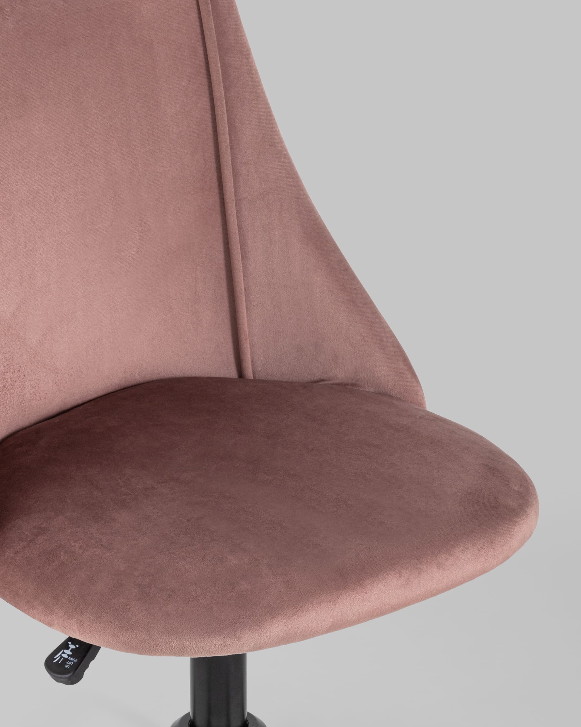 Кресло компьютерное Сиана велюр розовый — изображение 10