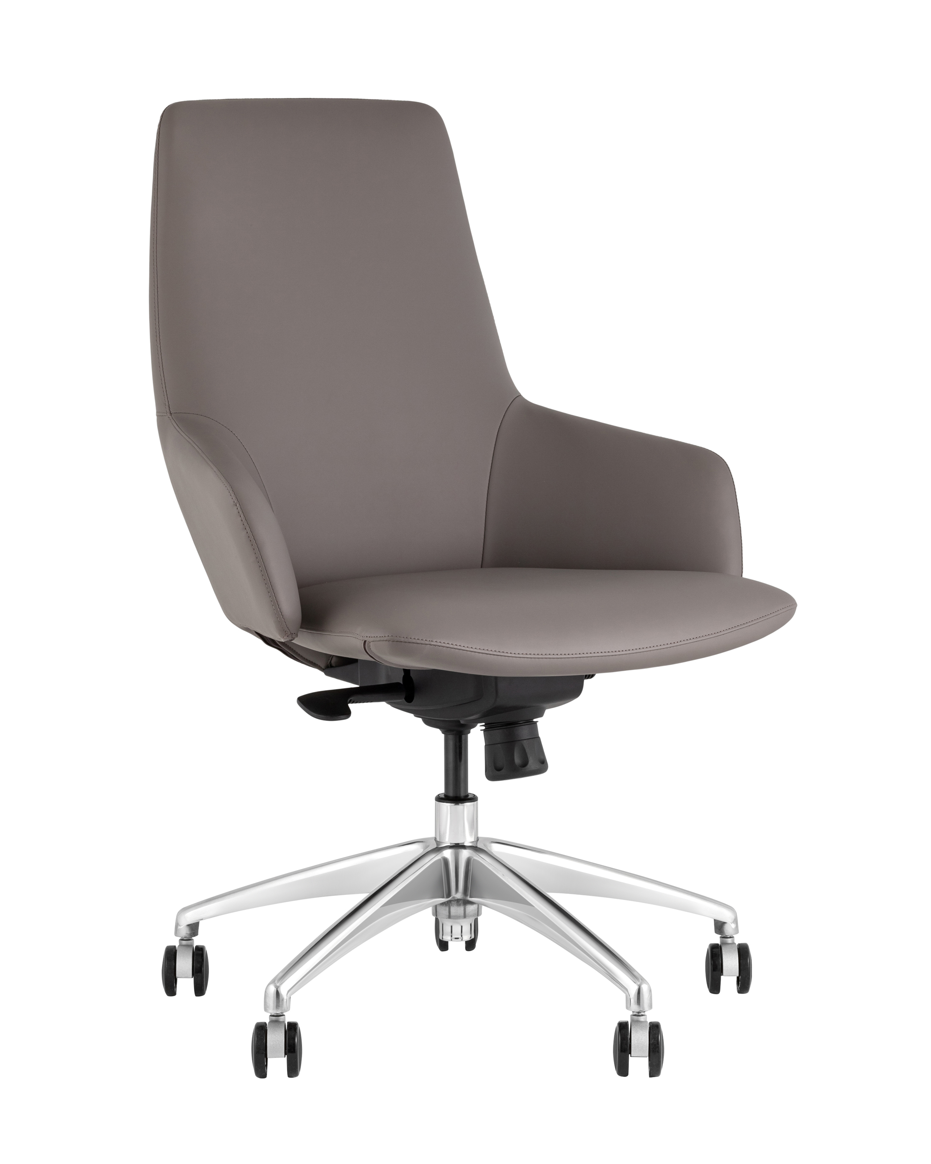 Кресло офисное TopChairs Bow серый