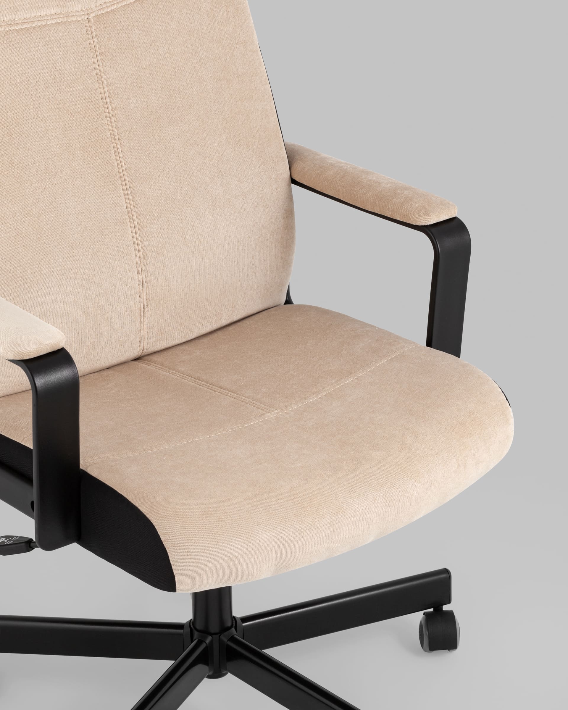 Кресло руководителя TopChairs ST-DOMINGO песочный — изображение 10