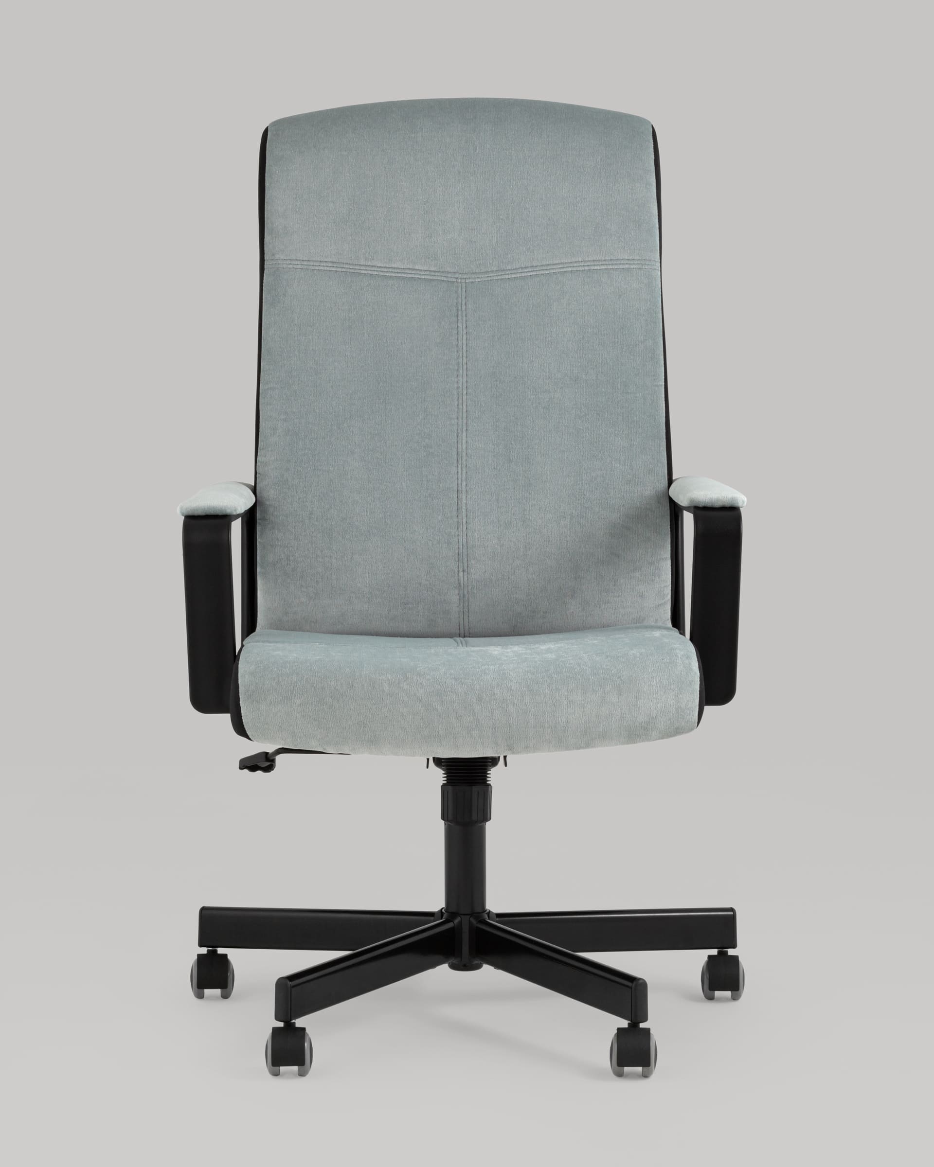 Кресло руководителя TopChairs ST-DOMINGO серо-голубой — изображение 5